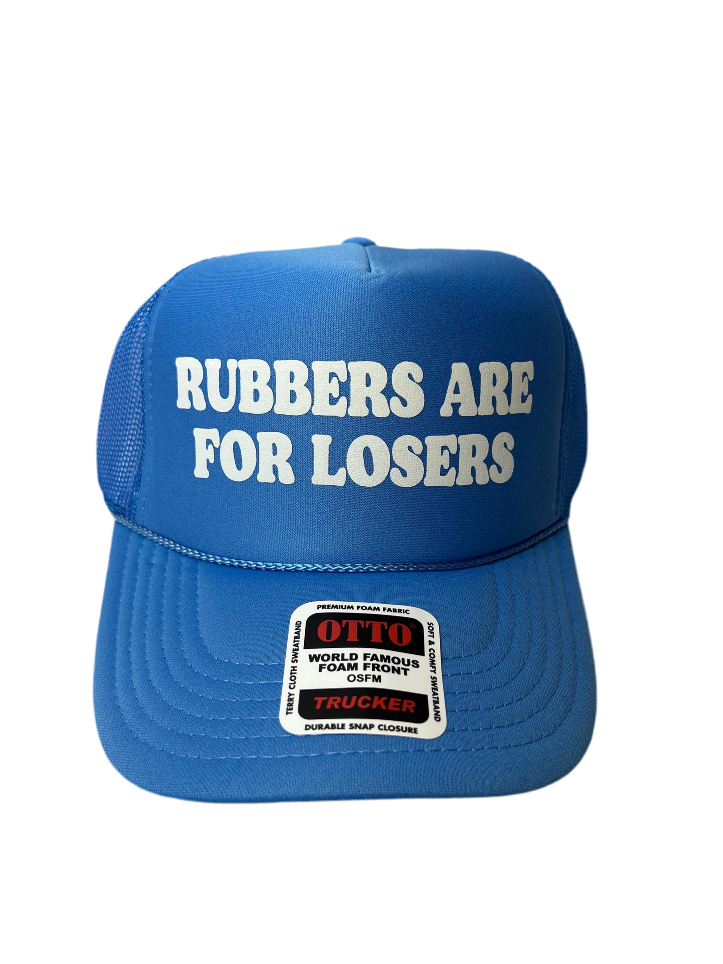 Rubbers Are For Losers Trucker Hat - Funny Gender Reveal Trucker Hats