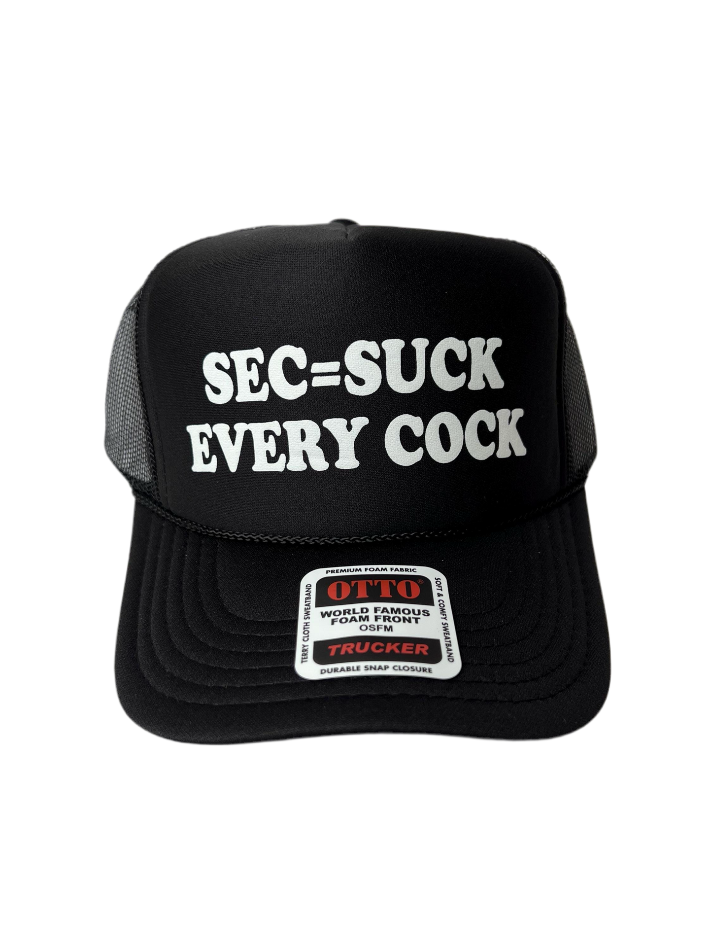 SEC = Suck Every Cock Trucker Hat - Funny Trucker Hats