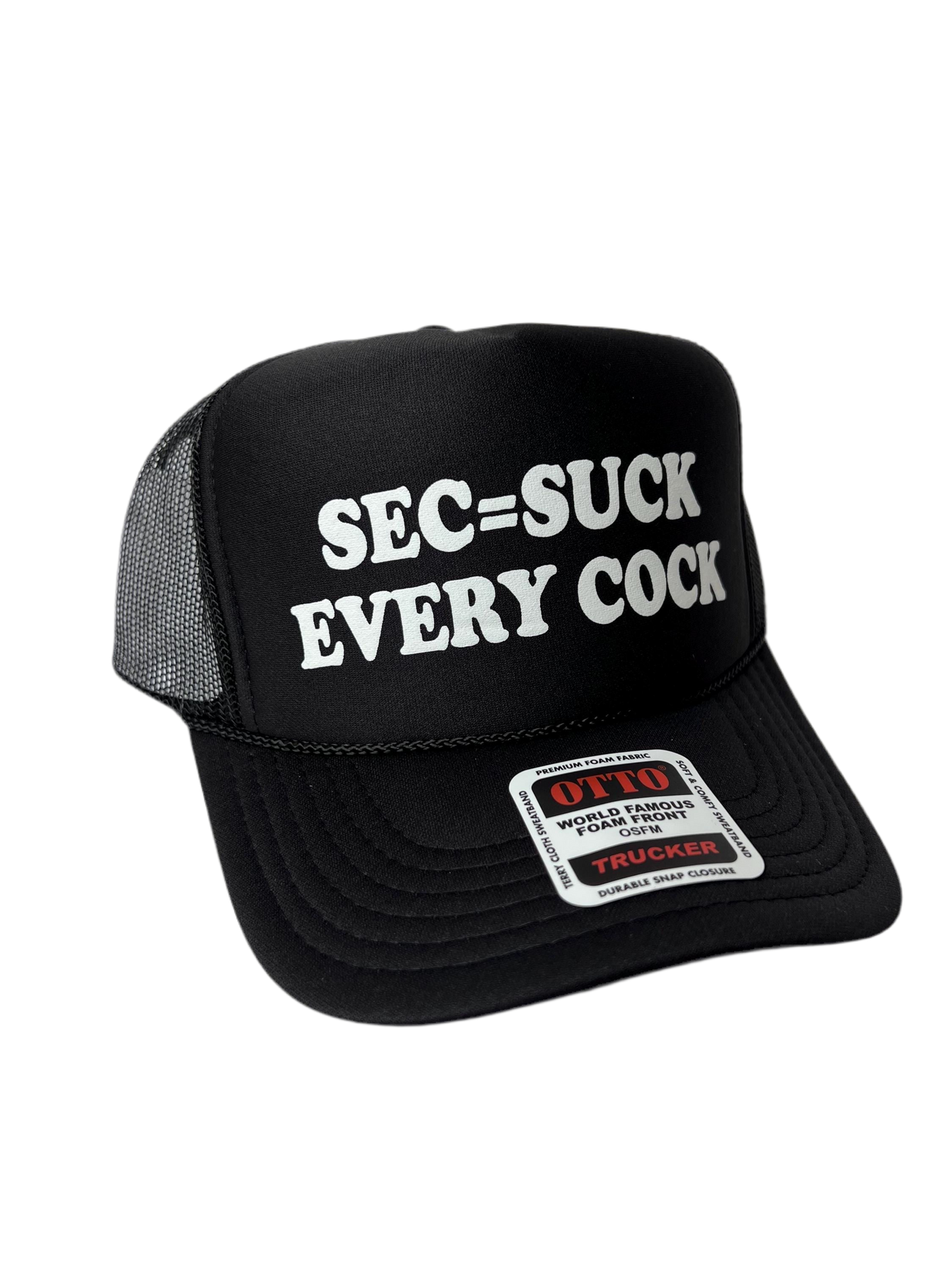 SEC = Suck Every Cock Trucker Hat - Funny Trucker Hats