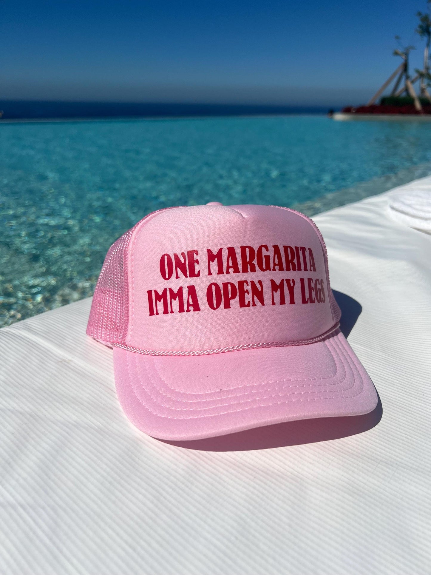 One Margarita Imma Open My Legs Trucker Hat - Funny Trucker Hats