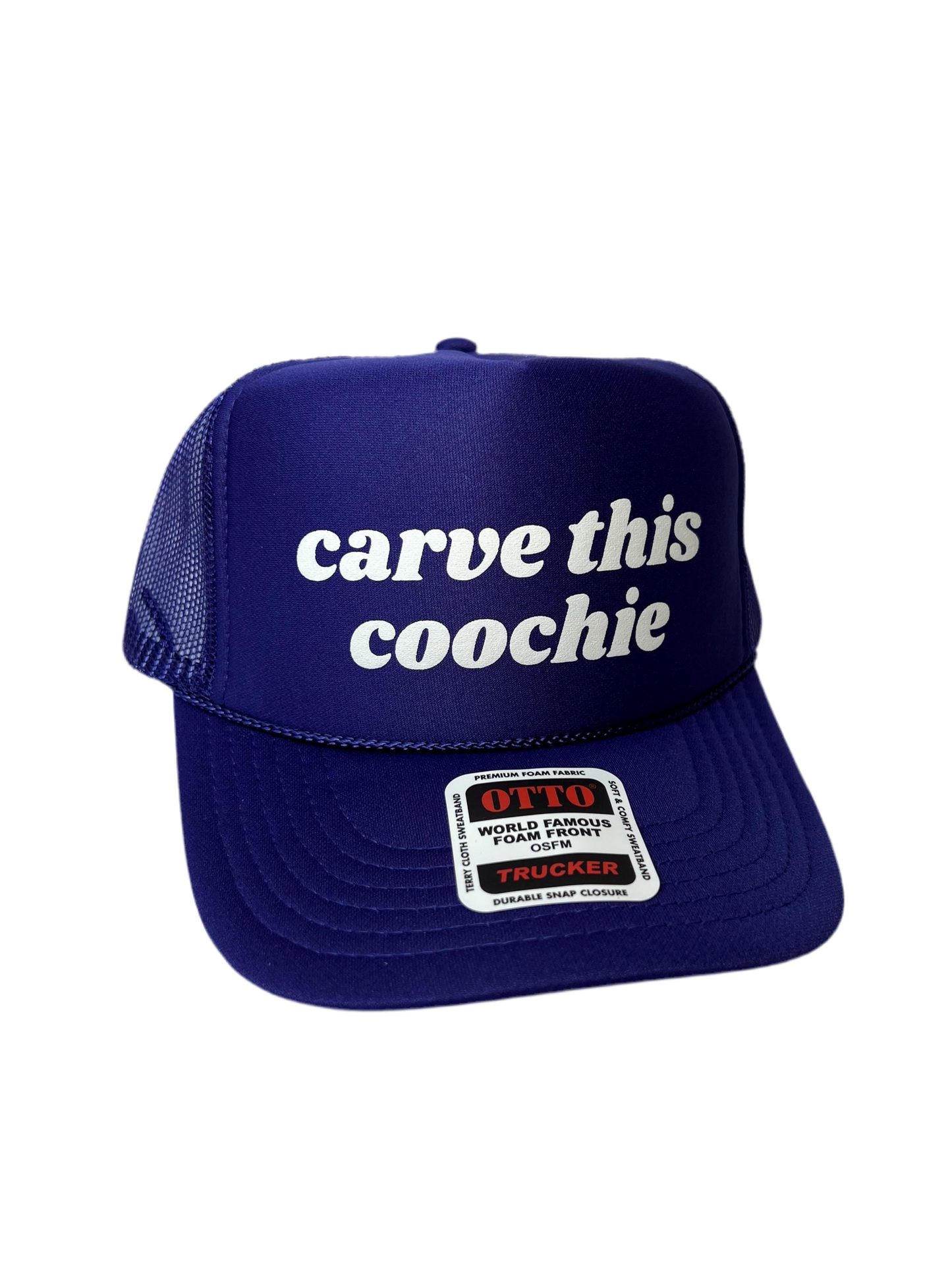 Carve This Coochie Trucker Hat - Funny Trucker Hats