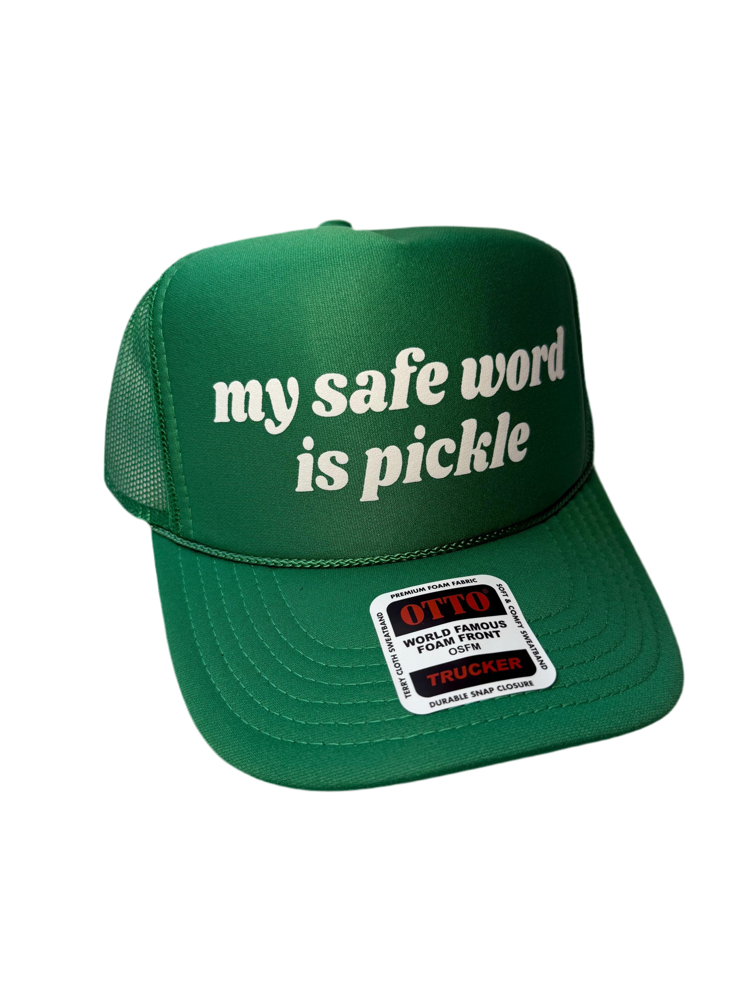 My Safe Word Is Pickle Trucker Hat - Funny Pickleball Trucker Hats