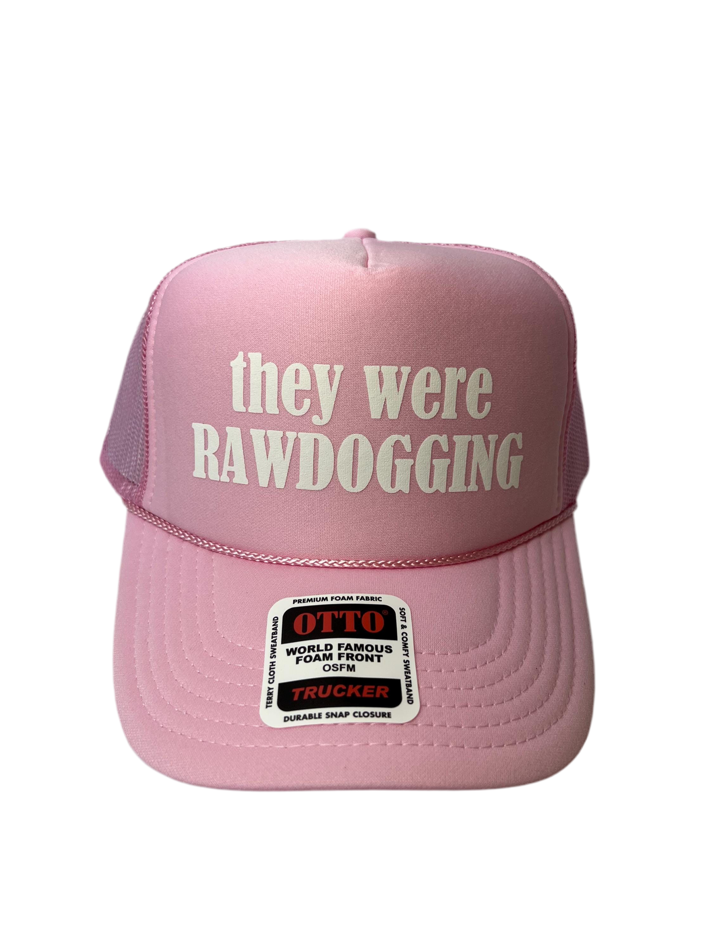 They Were Rawdogging Trucker Hat - Funny Gender Reveal Trucker Hats