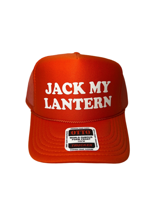 Jack My Lantern Trucker Hat - Funny Trucker Hats