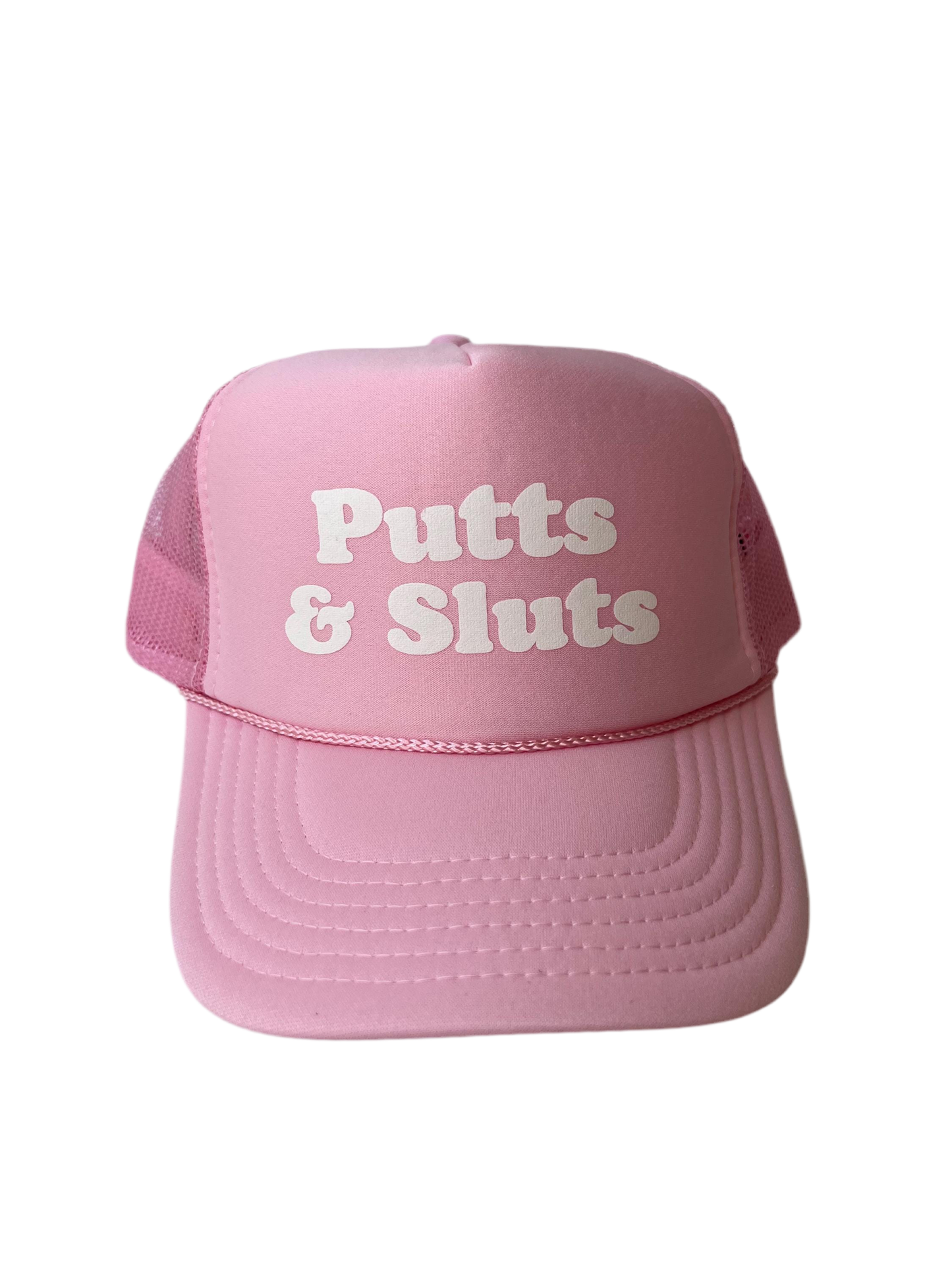 Putts & Sluts Trucker Hat - Funny Golf Trucker Hats