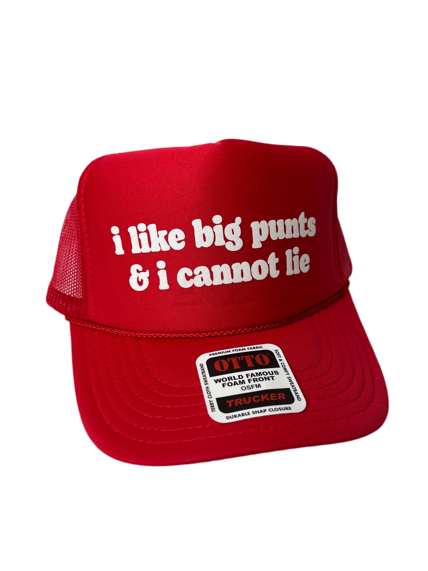 I Like Big Punts & I Cannot Lie Trucker Hat - Funny Trucker Hats