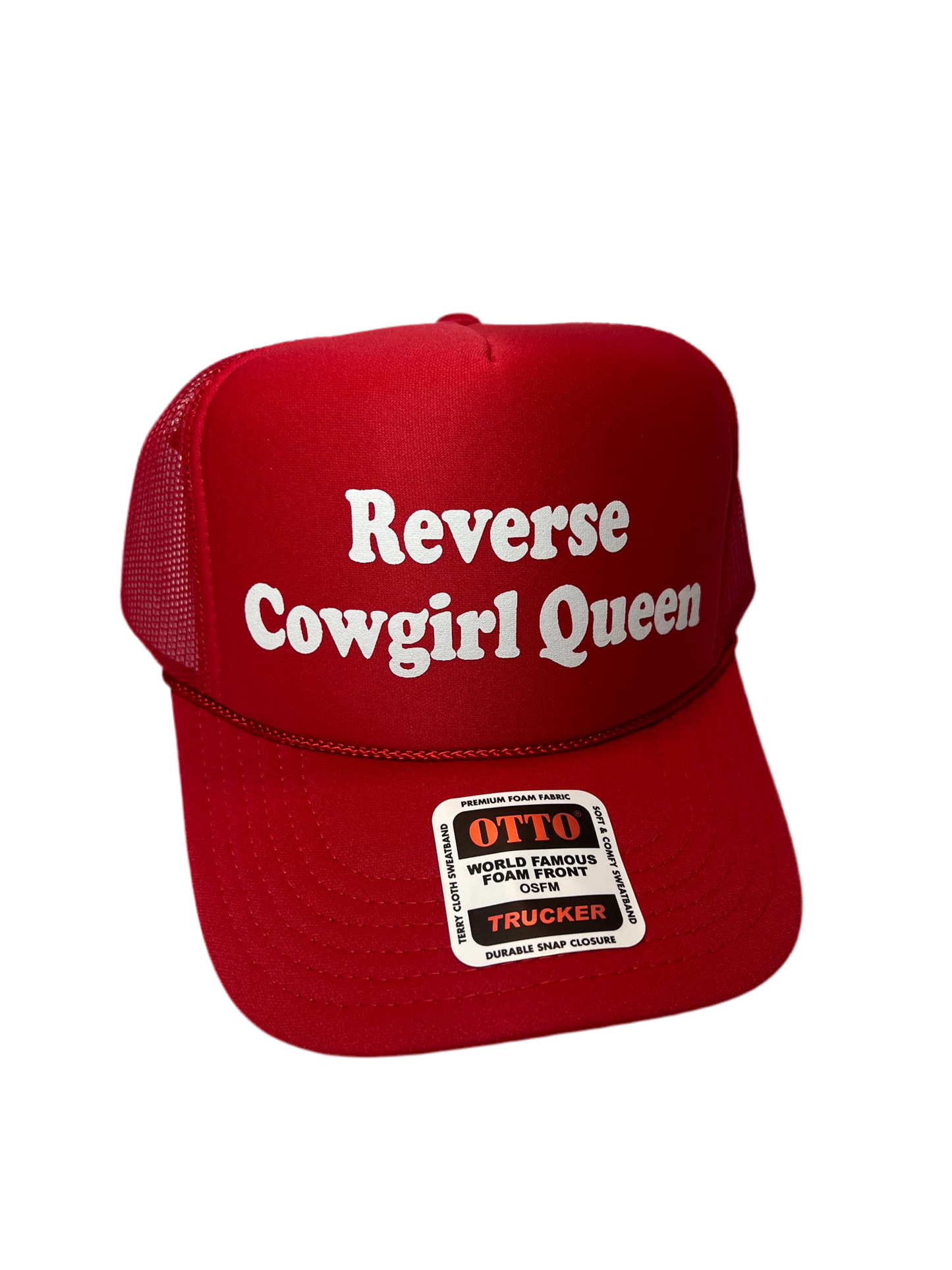 Reverse Cowgirl Queen Trucker Hat - Funny Trucker Hats