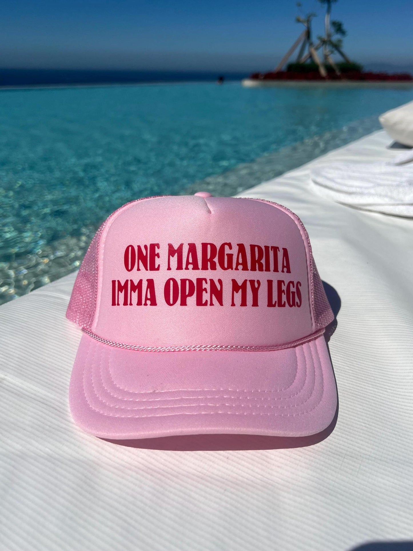 One Margarita Imma Open My Legs Trucker Hat - Funny Trucker Hats