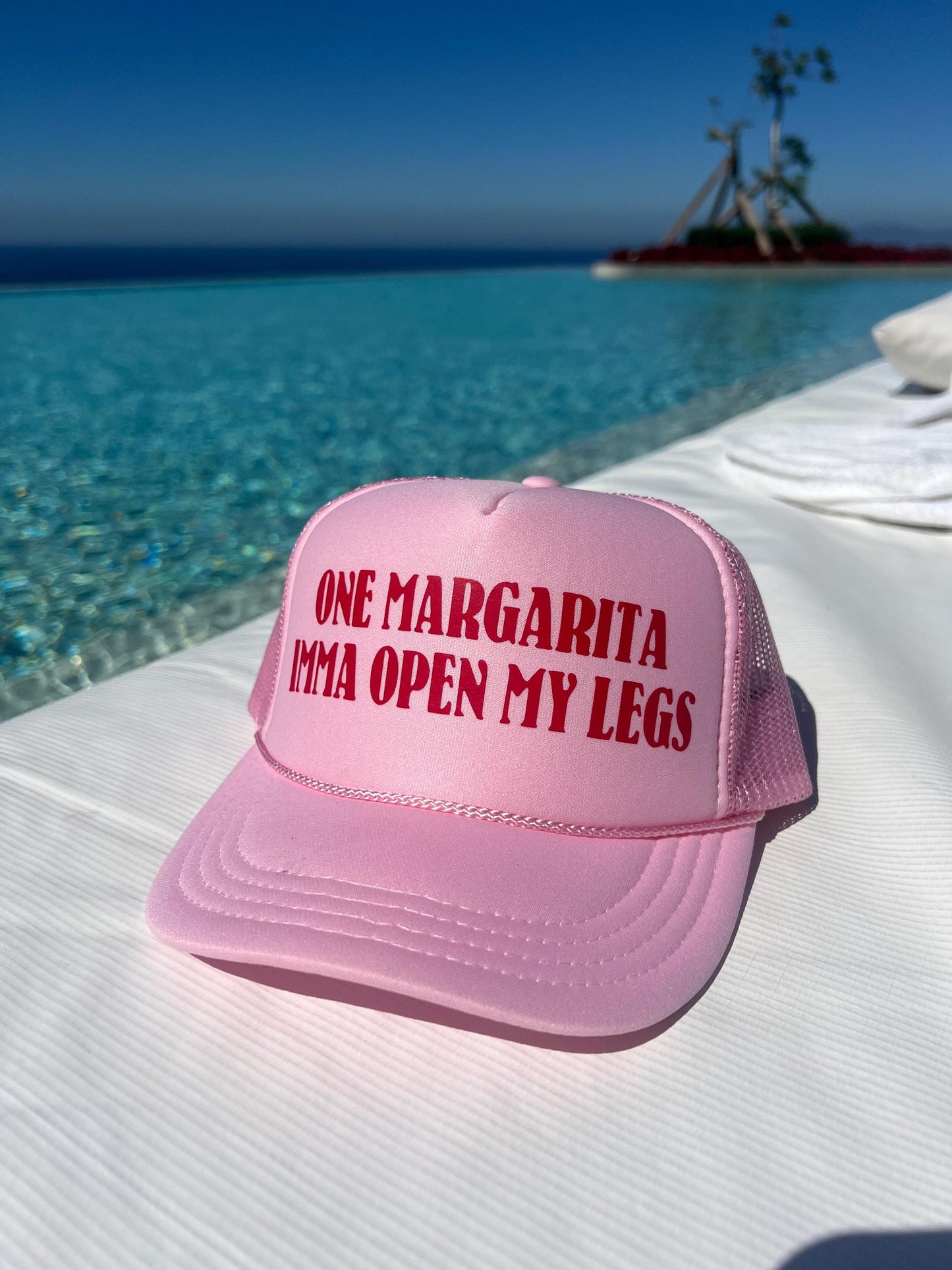 One Margarita Imma Open My Legs Trucker Hat - Funny Trucker Hats