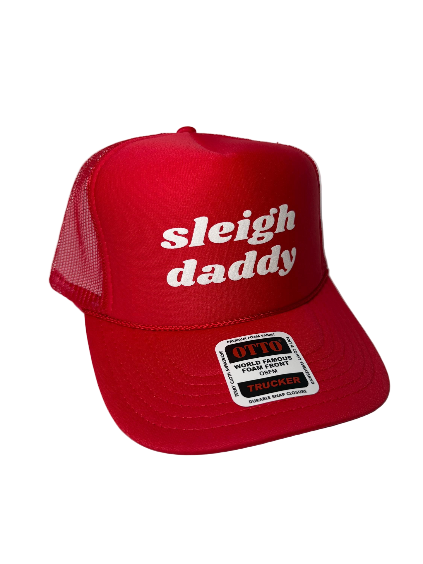 Sleigh Daddy Trucker Hat - Funny Christmas Hats