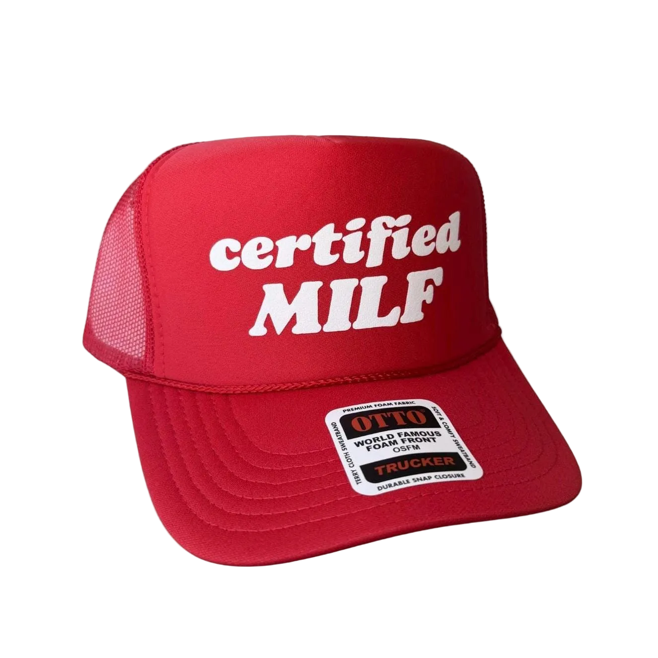 Certified MILF Trucker Hat - Funny Trucker Hats