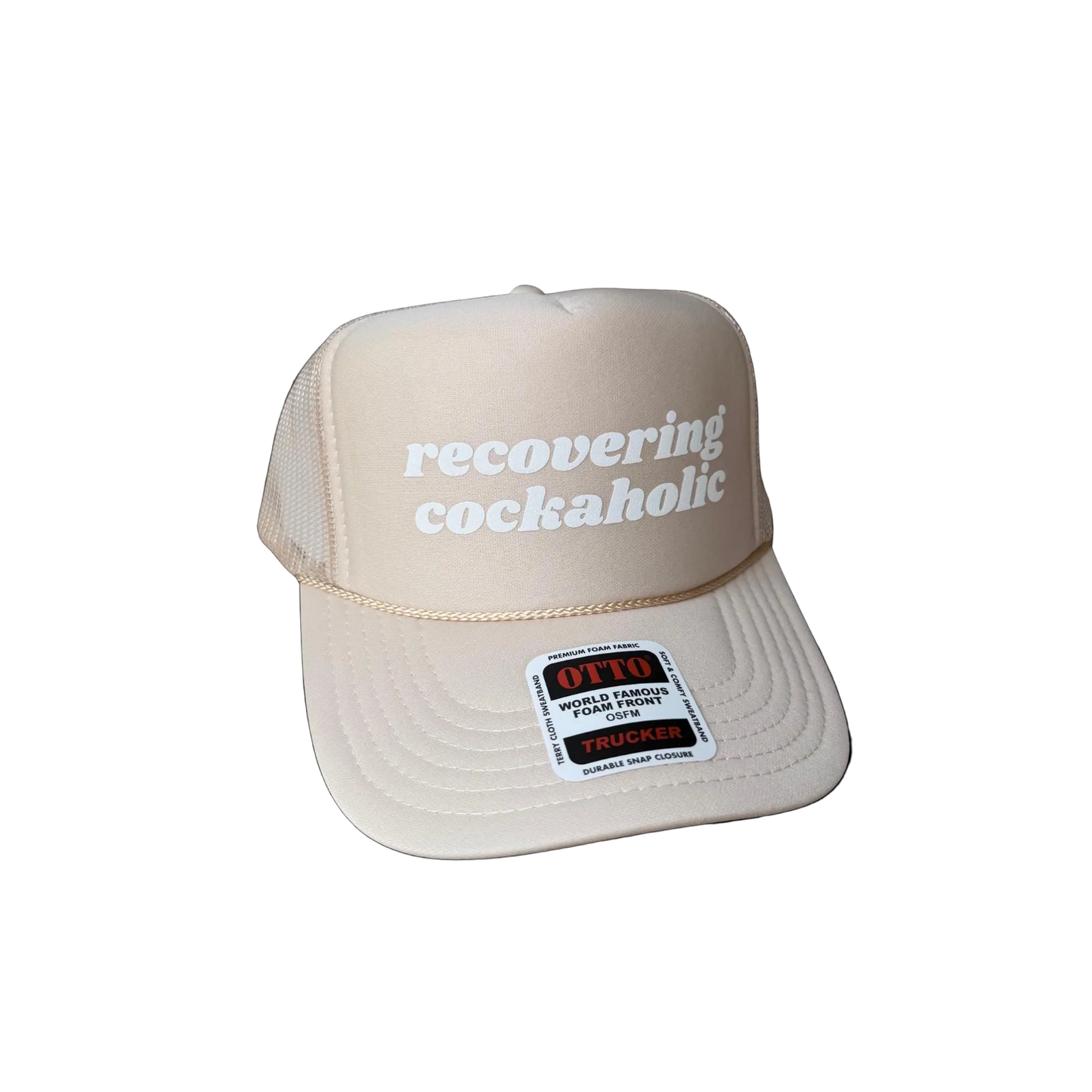 Recovering Cockaholic Trucker Hat - Funny Trucker Hats