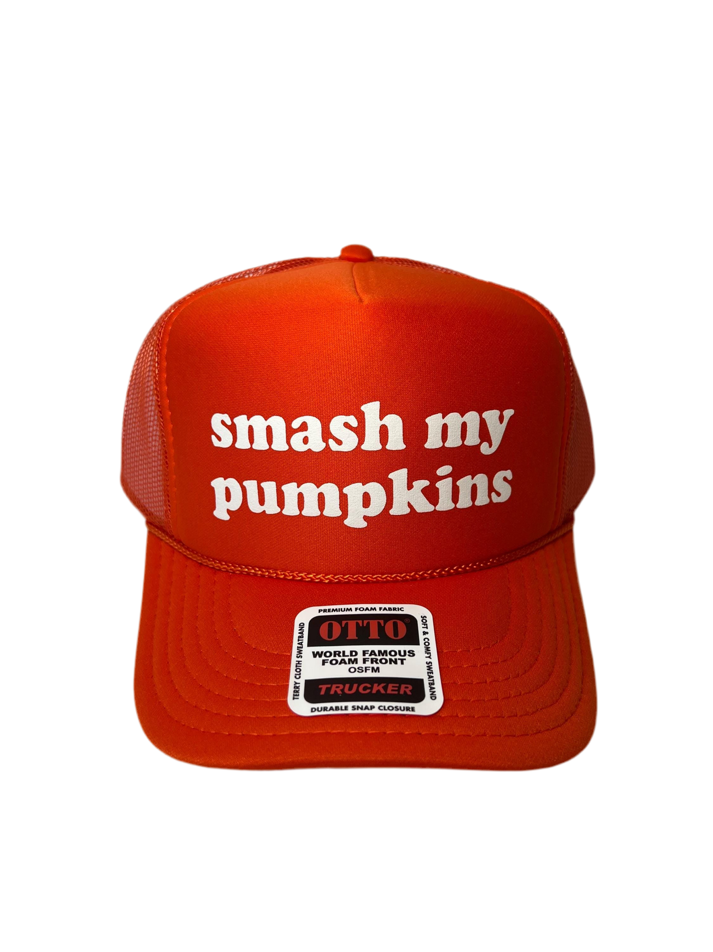 Smash My Pumpkins Trucker Hat - Funny Trucker Hats