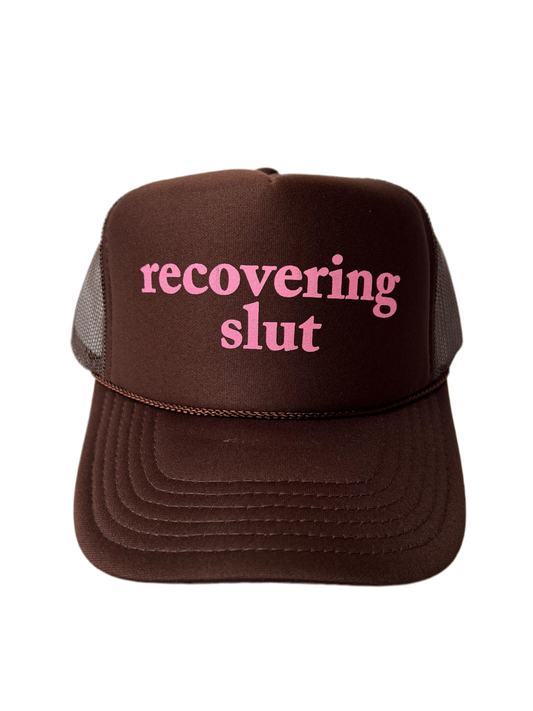 Recovering Slut Trucker Hat - Funny Trucker Hats