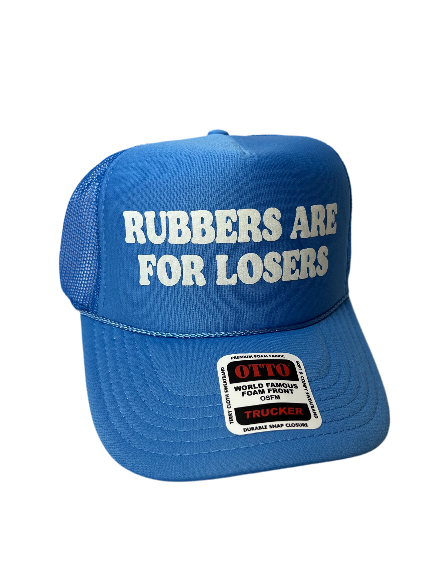 Rubbers Are For Losers Trucker Hat - Funny Gender Reveal Trucker Hats