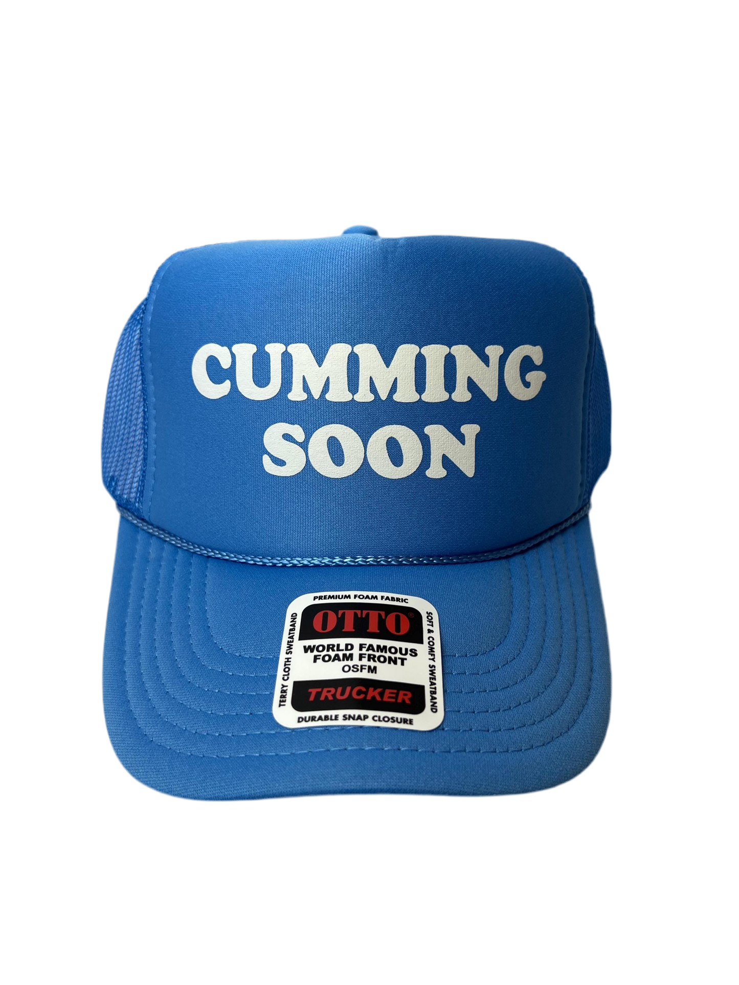 Cumming Soon Trucker Hat - Funny Gender Reveal Trucker Hats