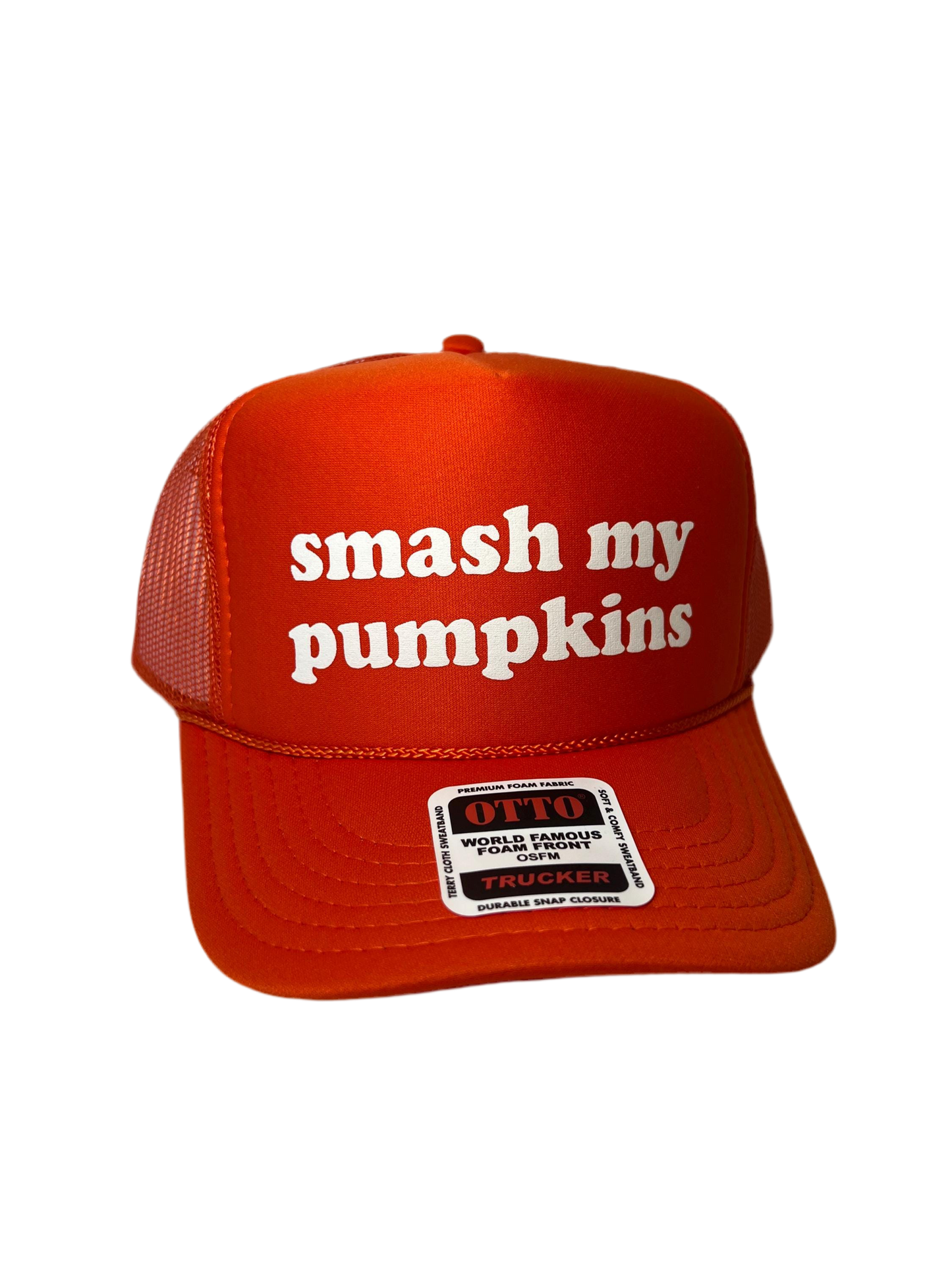 Smash My Pumpkins Trucker Hat - Funny Trucker Hats