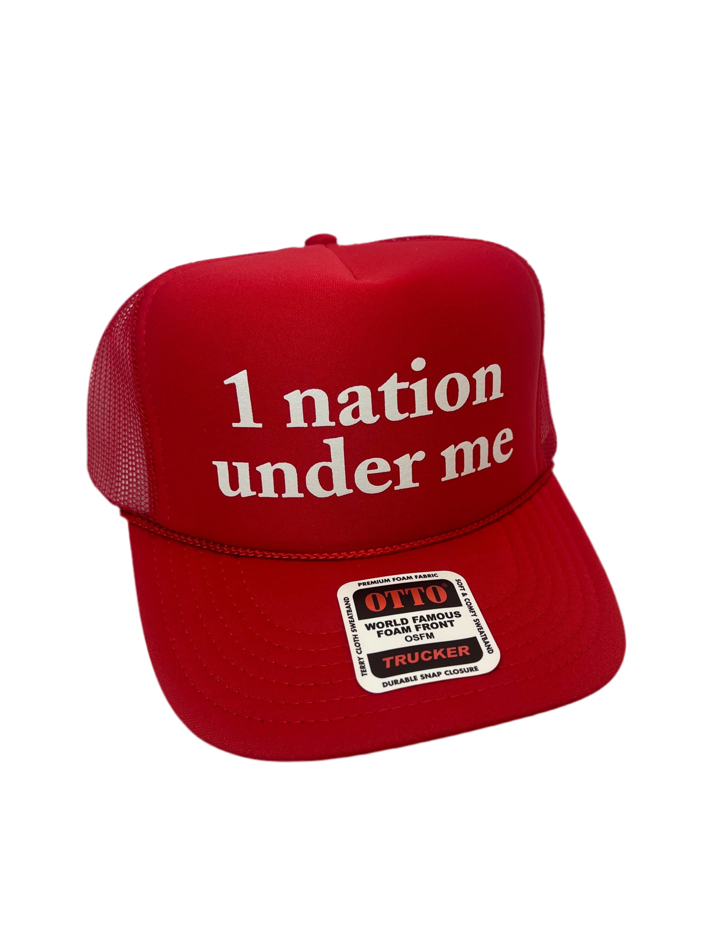 1 Nation Under Me Trucker Hat - Funny Trucker Hats