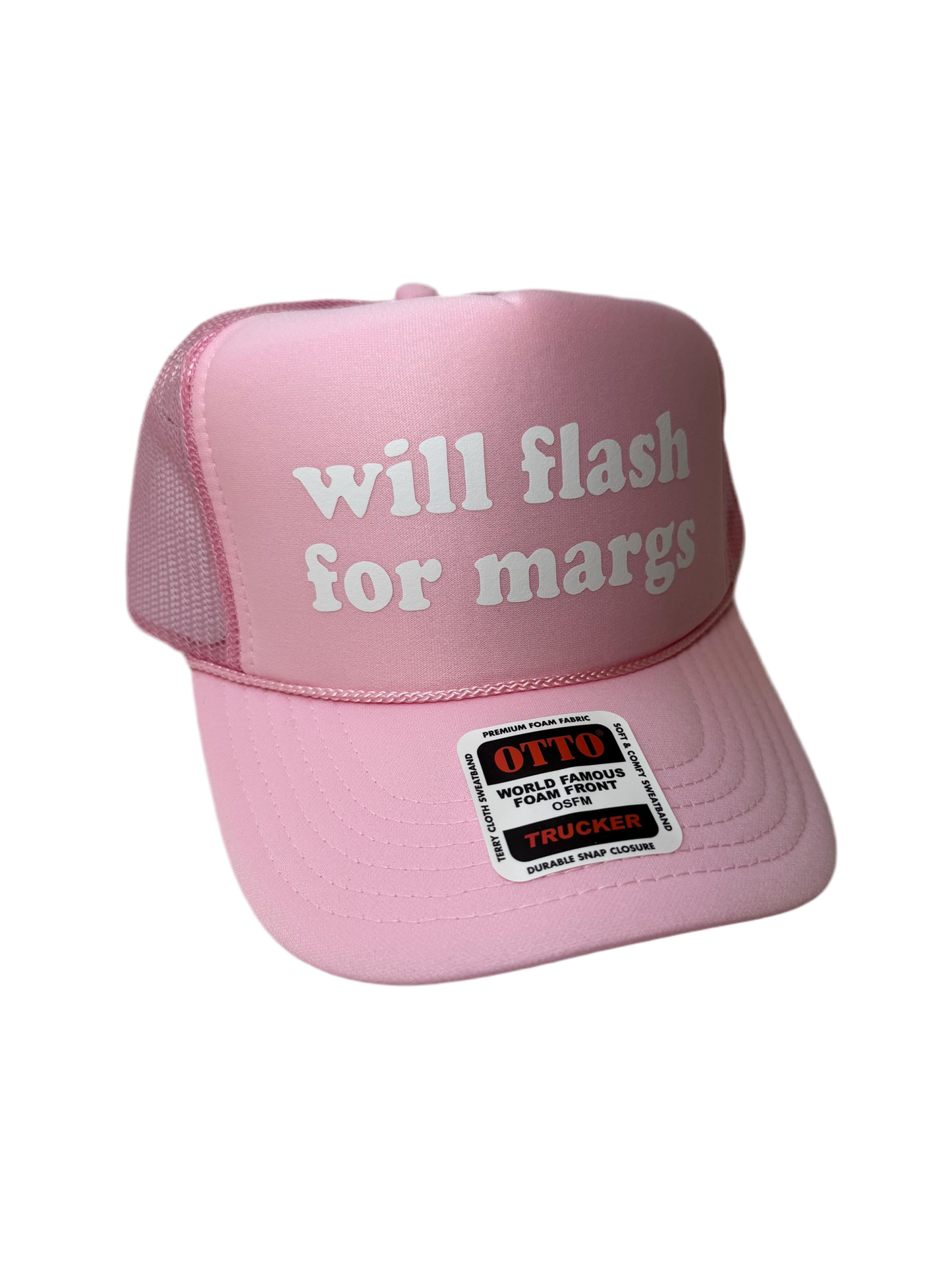Will Flash For Margs Trucker Hat - Funny Trucker Hats