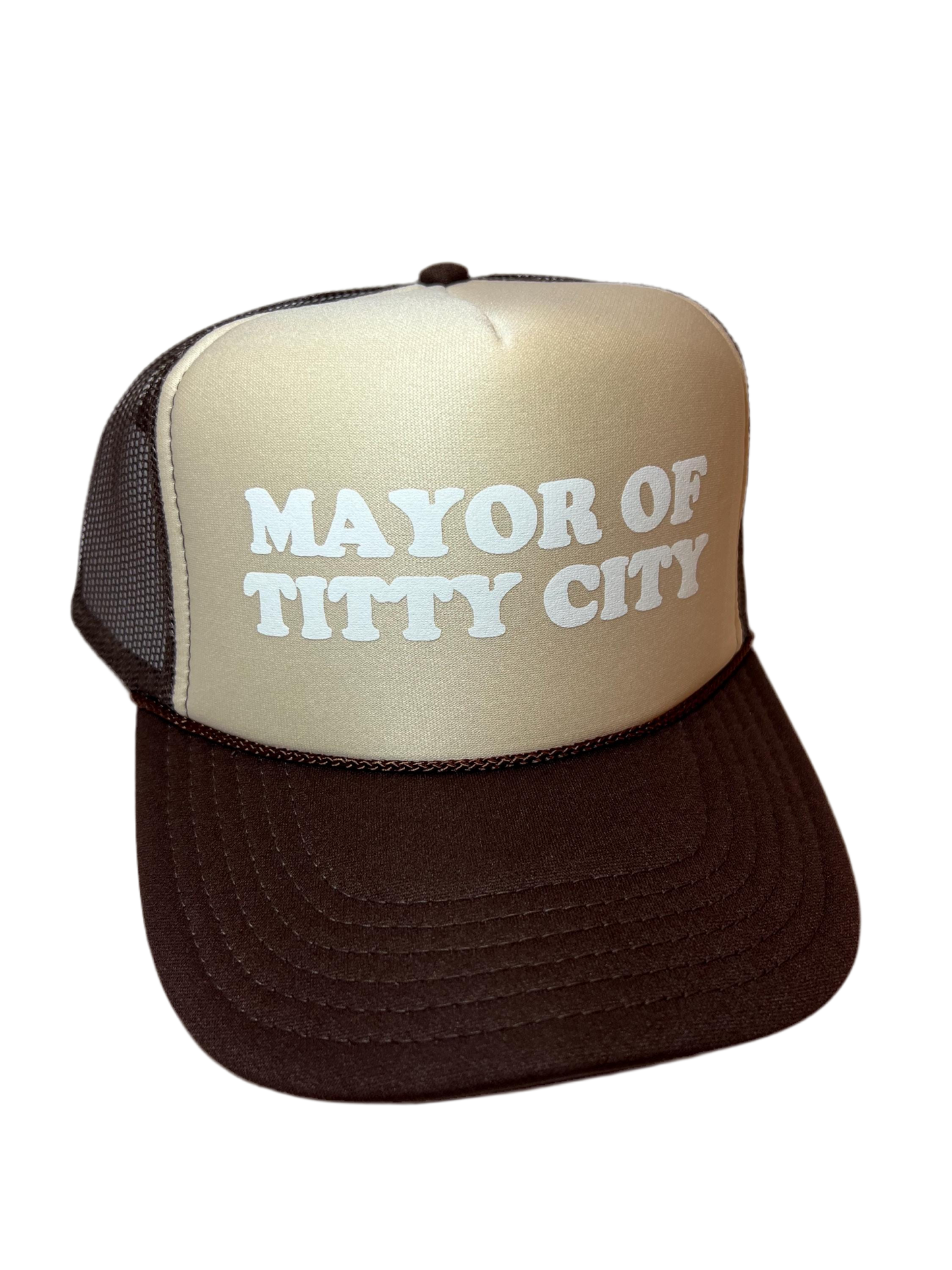 Mayor Of Titty City Trucker Hat - Funny Trucker Hats