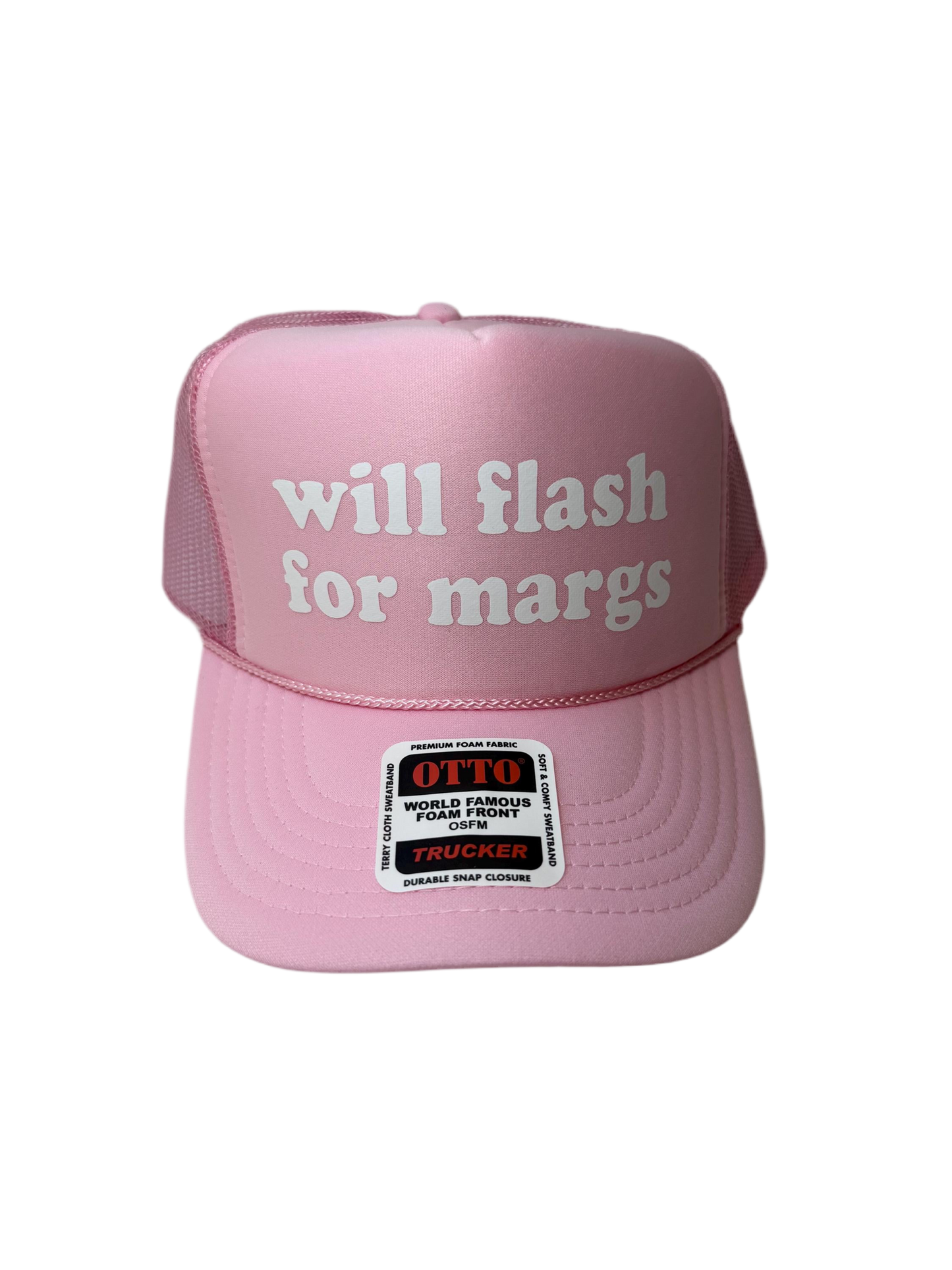 Will Flash For Margs Trucker Hat - Funny Trucker Hats