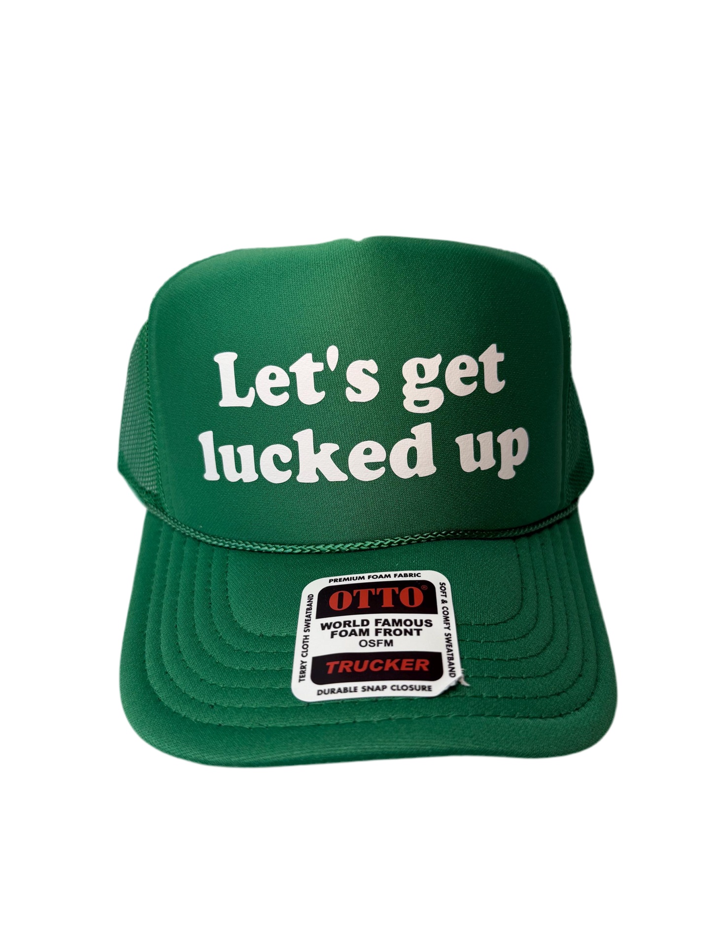 Let’s Get Lucked Up Trucker Hat - Funny St Patrick’s Day Trucker Hats