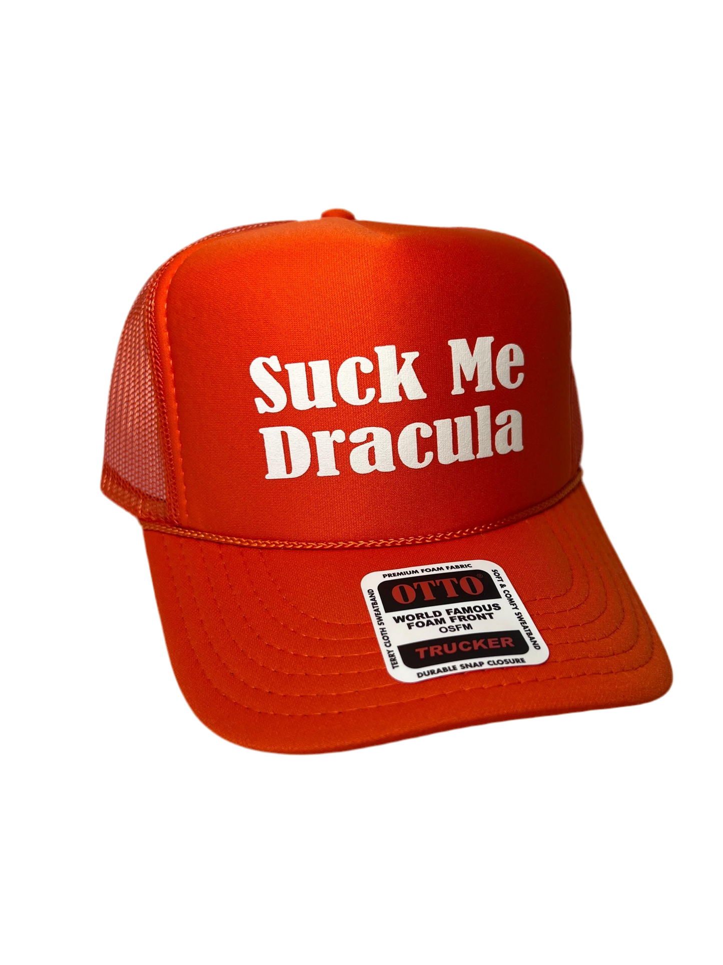 Suck Me Dracula Trucker Hat - Funny Trucker Hats