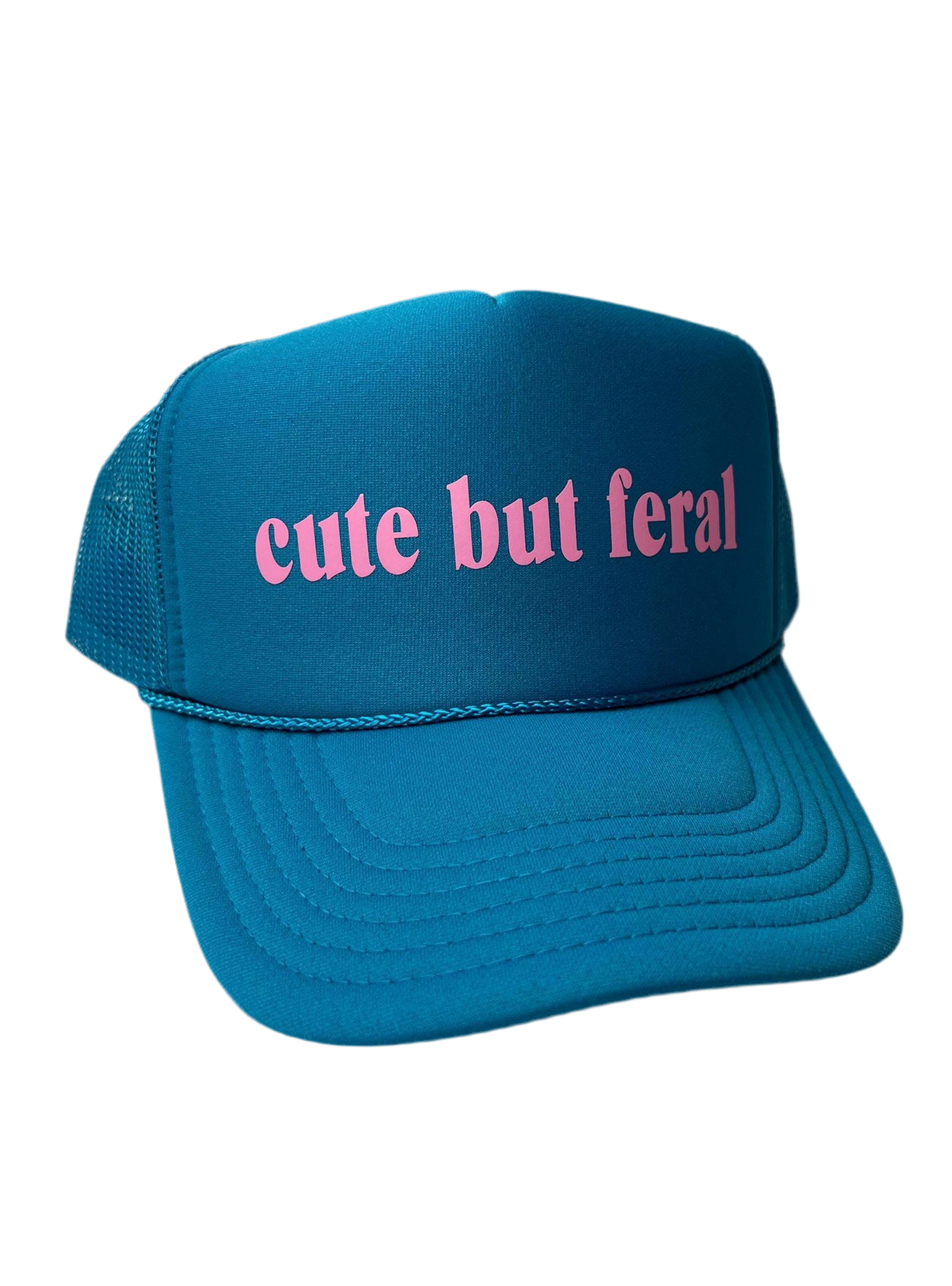 Cute But Feral Trucker Hat - Funny Trucker Hats