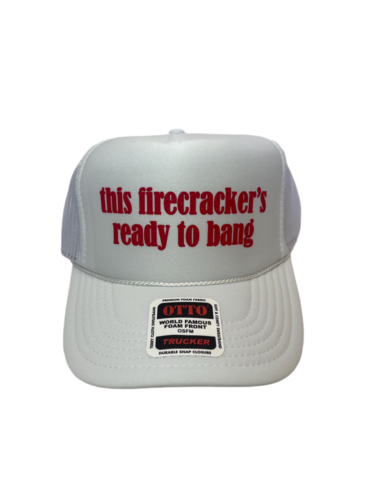 This Firecrackers Ready To Bang Trucker Hat - Funny Trucker Hats