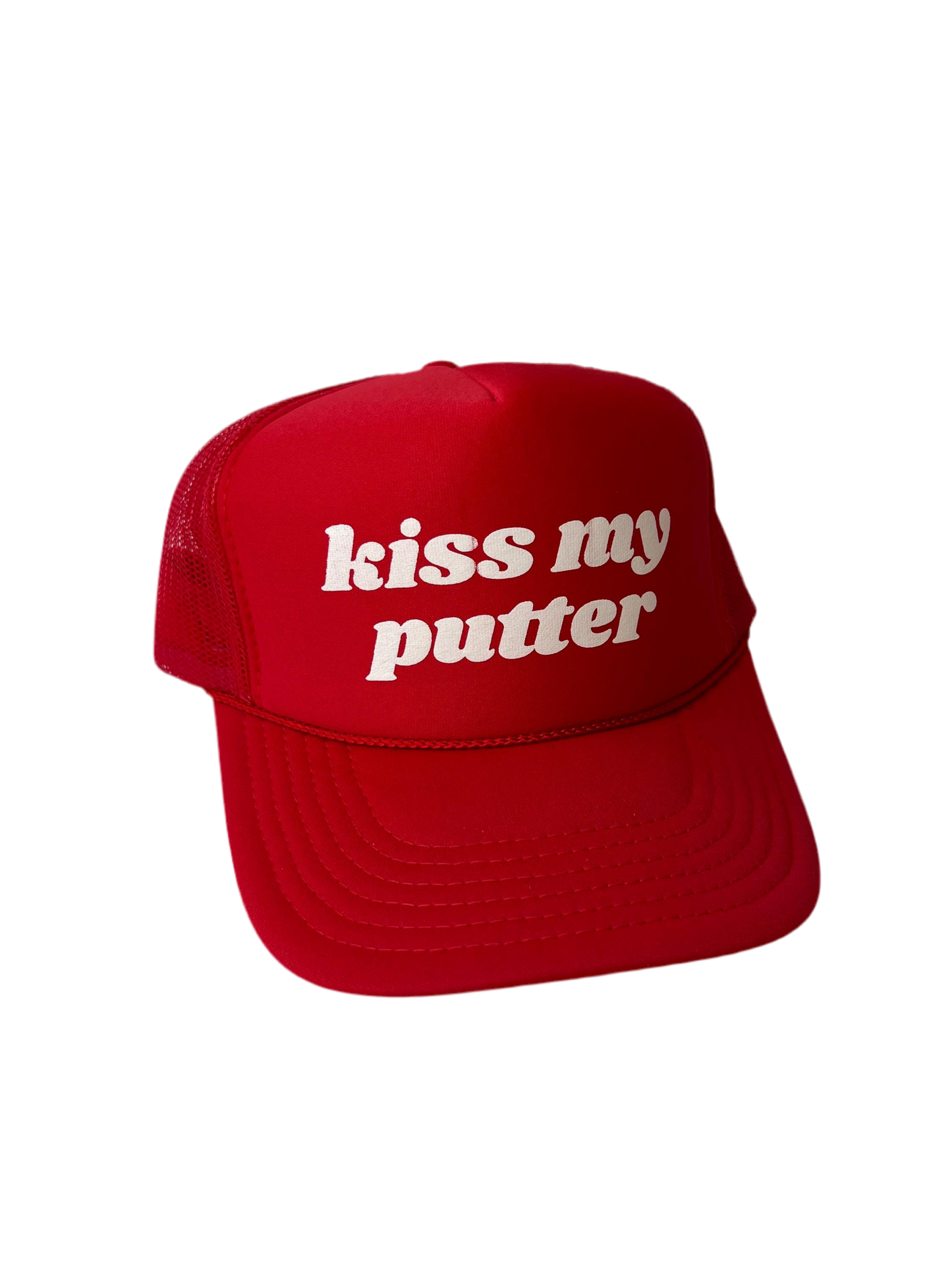 Kiss My Putter Trucker Hat - Funny Golf Trucker Hats
