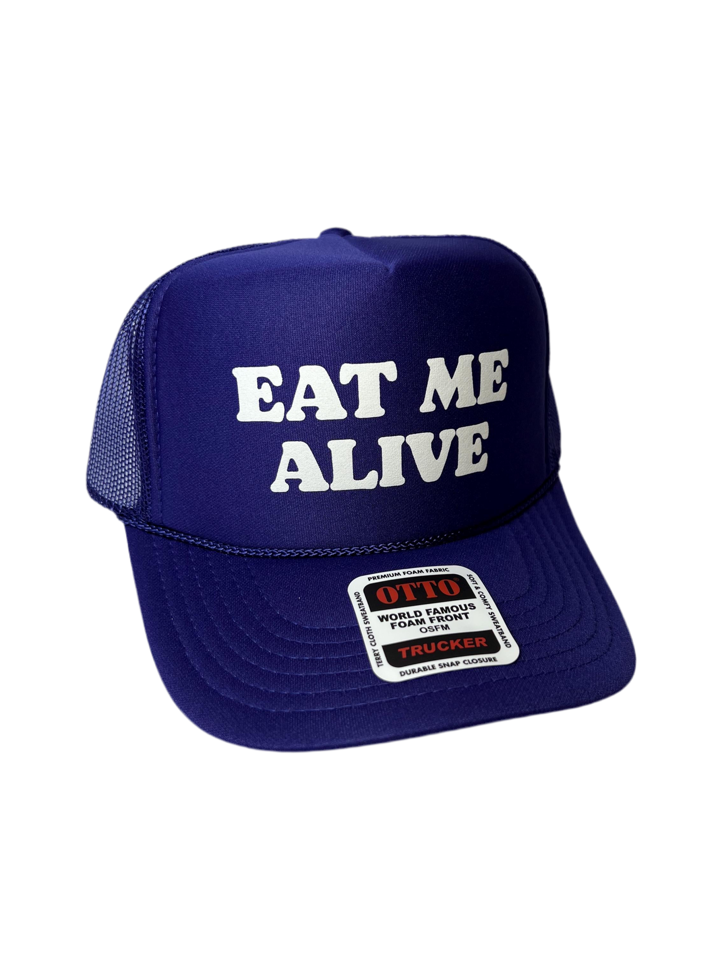 Eat Me Alive Trucker Hat - Funny Trucker Hats