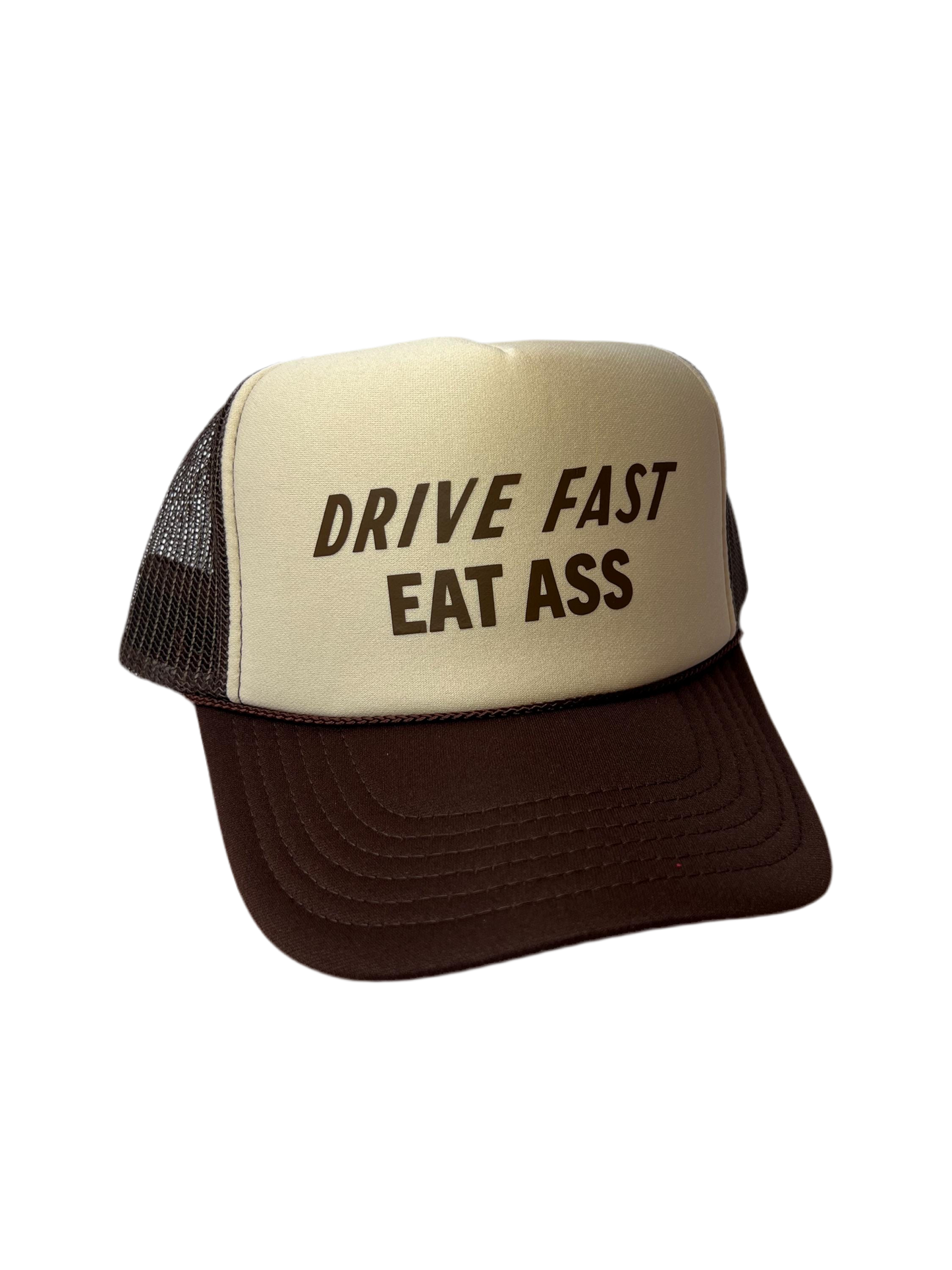 Drive Fast Eat Ass Trucker Hat - Funny Trucker Hats