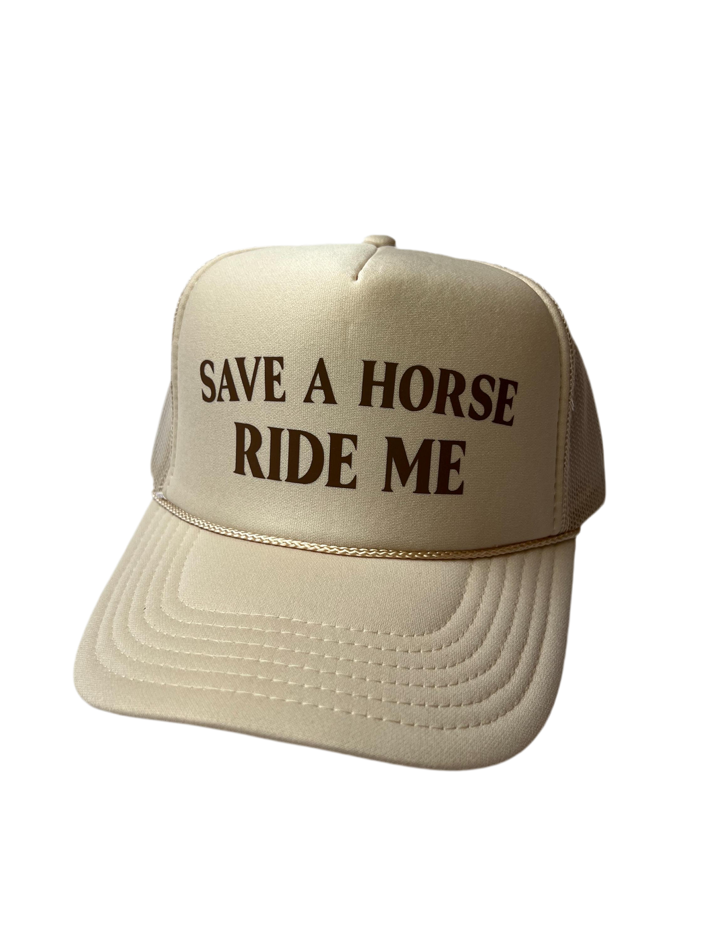 Save A Horse Ride Me Trucker Hat - Funny Trucker Hats