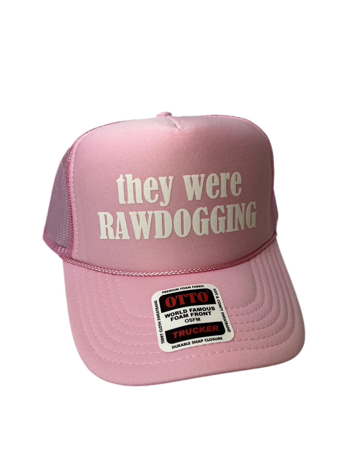 They Were Rawdogging Trucker Hat - Funny Gender Reveal Trucker Hats