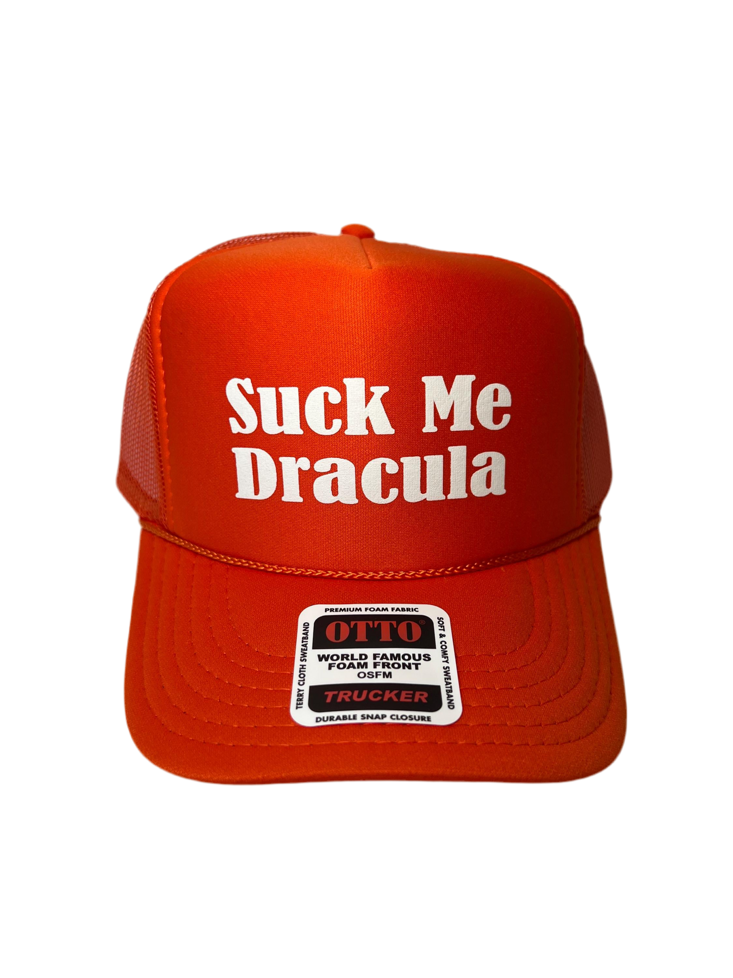 Suck Me Dracula Trucker Hat - Funny Trucker Hats