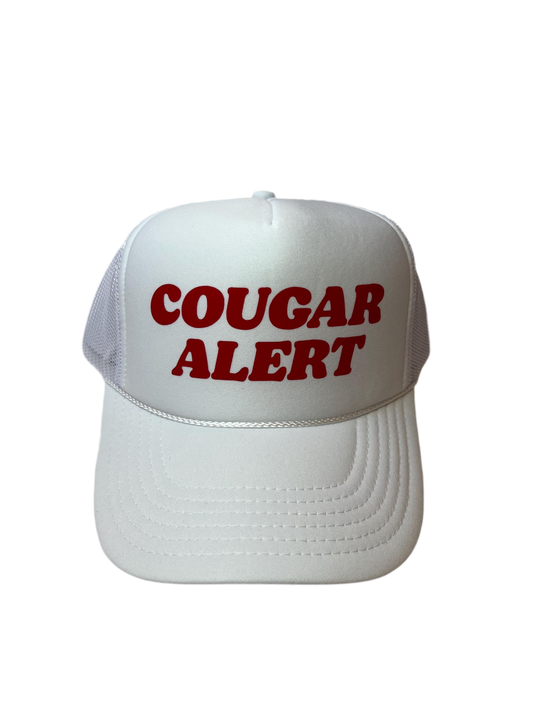 Cougar Alert Trucker Hat - Funny Trucker Hats