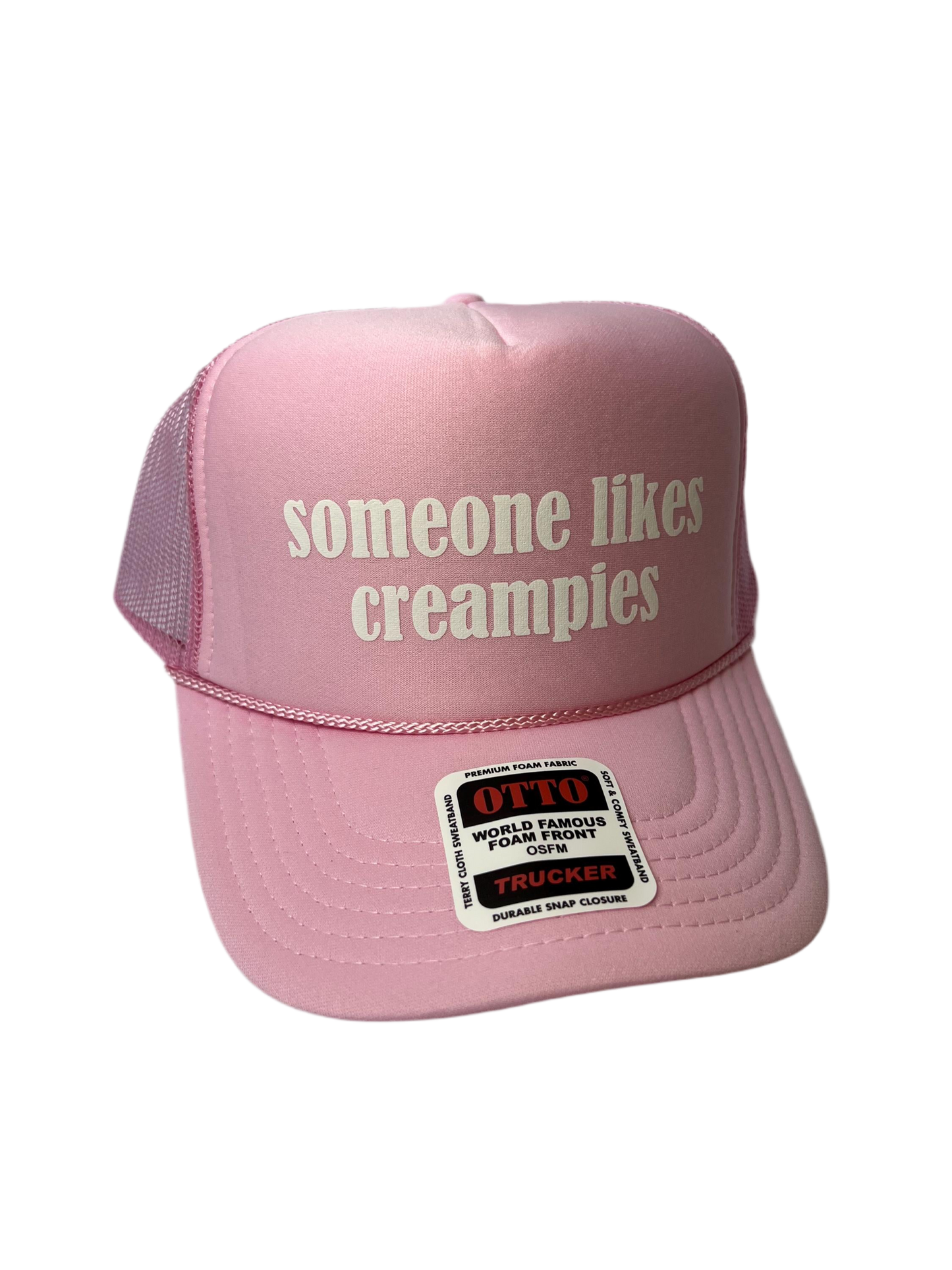 Someone Likes Creampies Trucker Hat - Funny Gender Reveal Trucker Hats