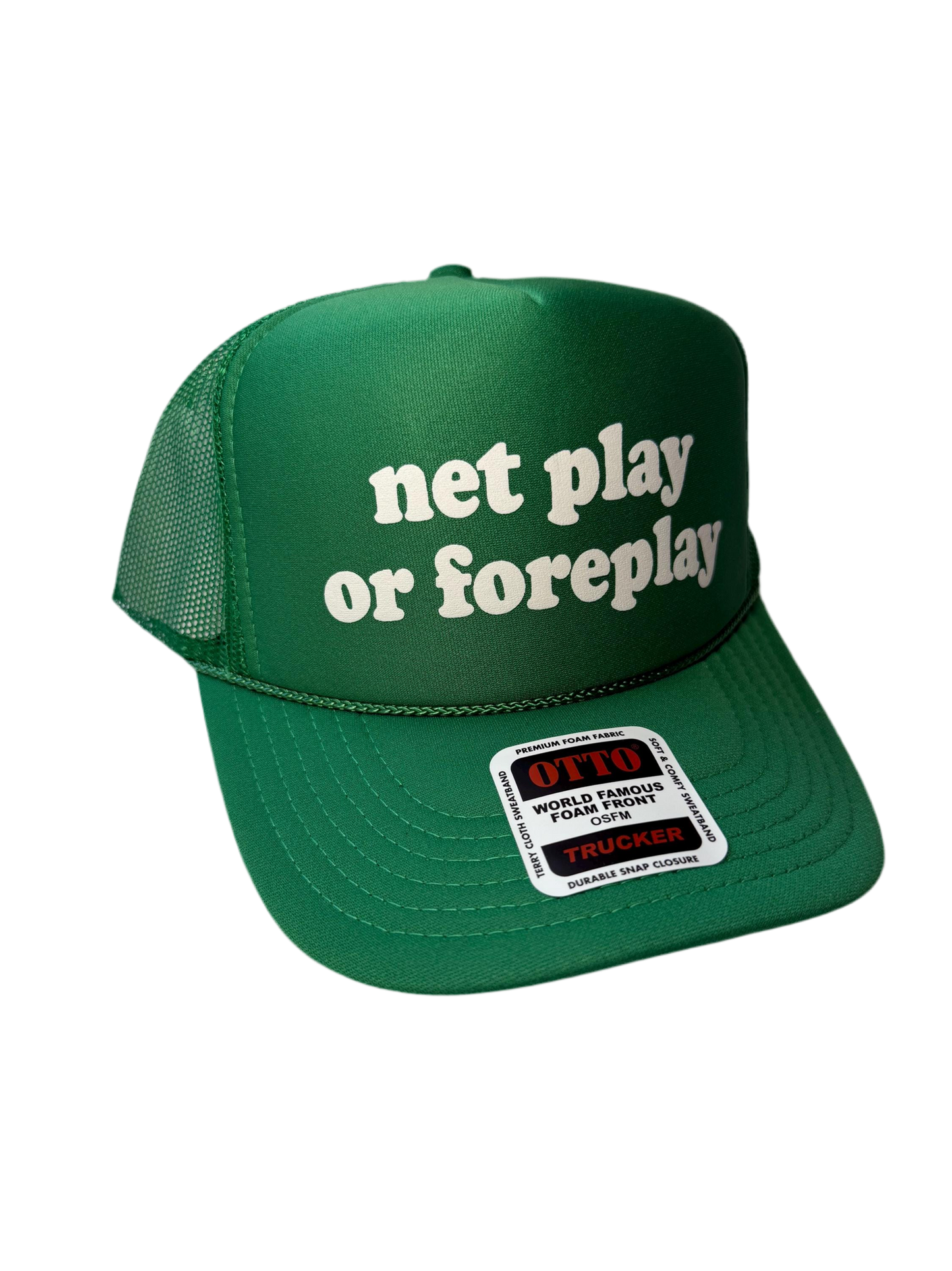 Net Play or Foreplay Trucker Hat - Funny Pickleball Trucker Hats