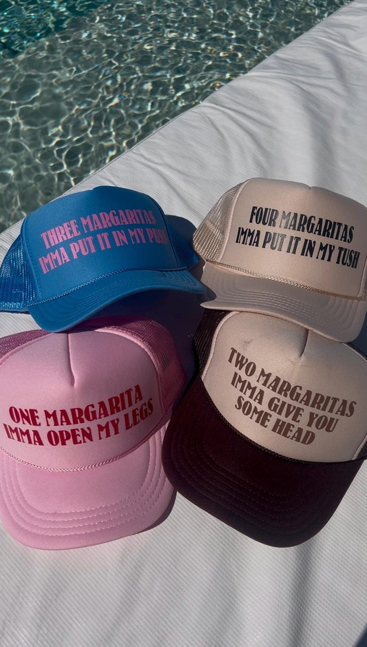 Margarita Trucker Hat Pack of 4- Funny Trucker Hats