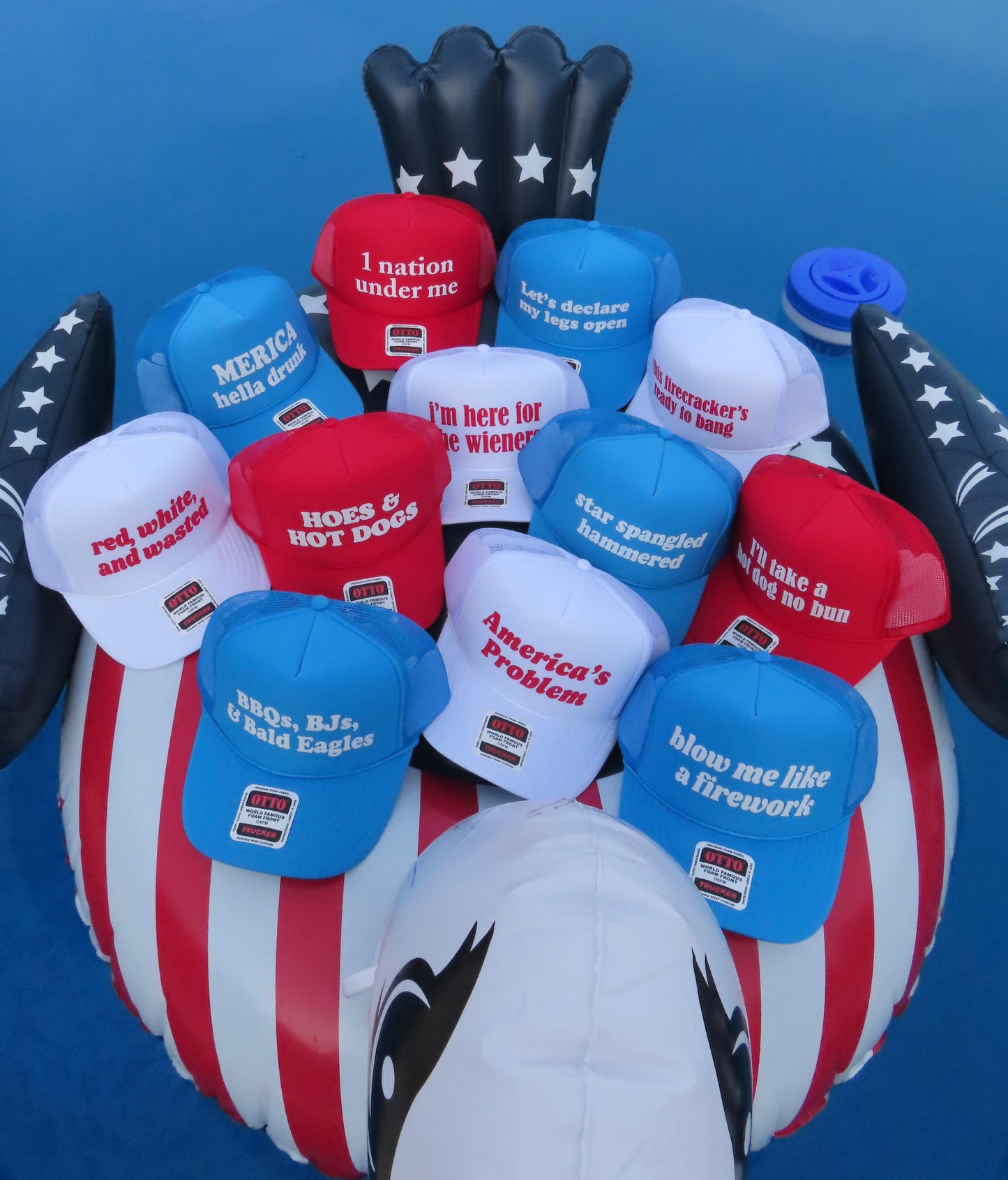 4TH OF JULY Unhinged Trucker Hat Roulette Pack