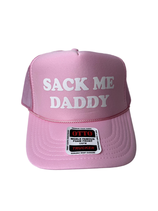 Sack Me Daddy Trucker Hat - Funny Trucker Hats