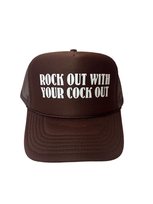 Rock Out With Your Cock Out Trucker Hat - Funny Trucker Hats