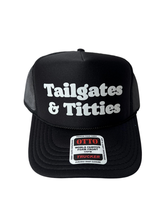 Tailgates & Titties Trucker Hat - Funny Trucker Hats
