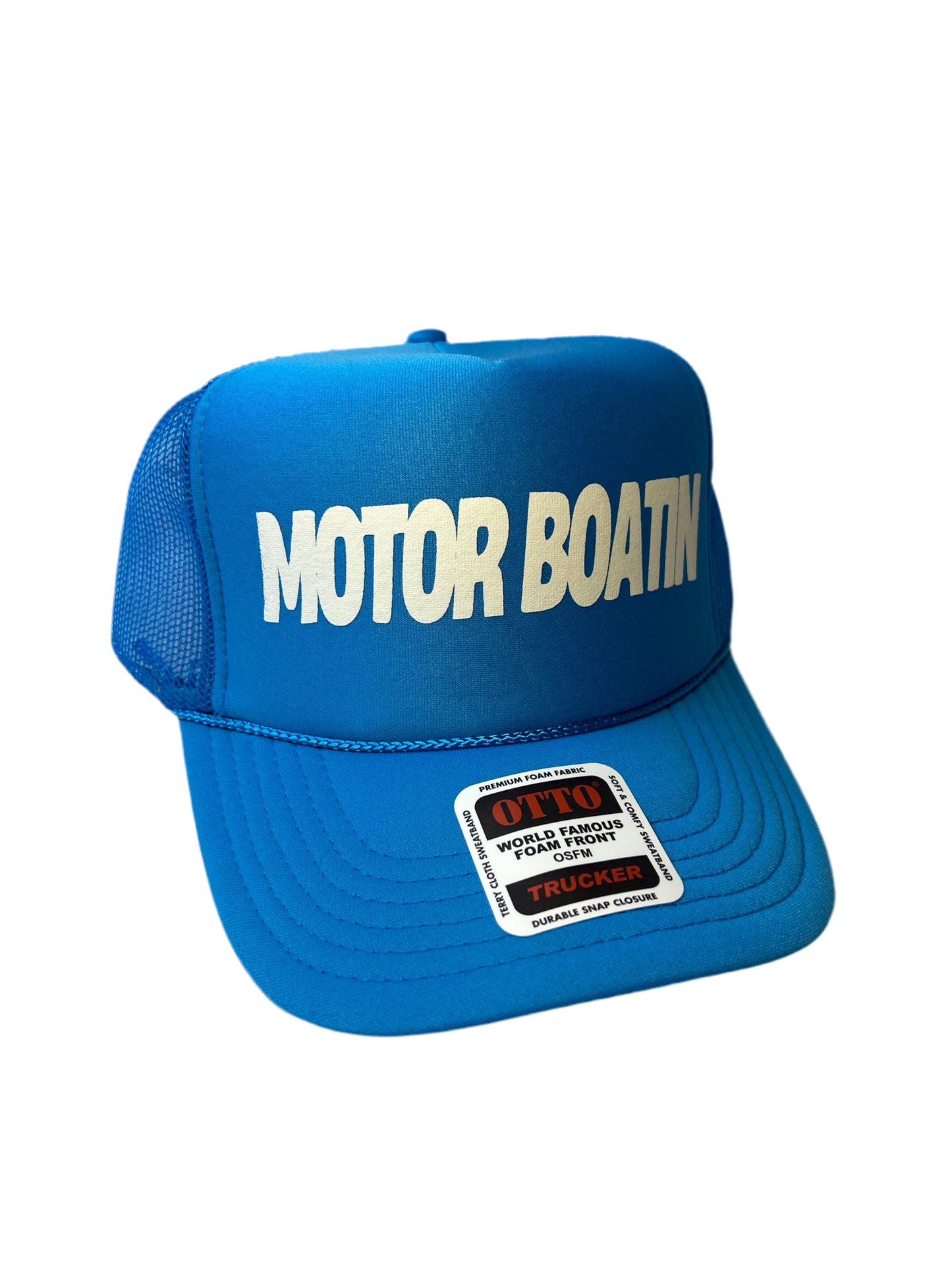 Motor Boatin Neon Trucker Hat - Funny Trucker Hat