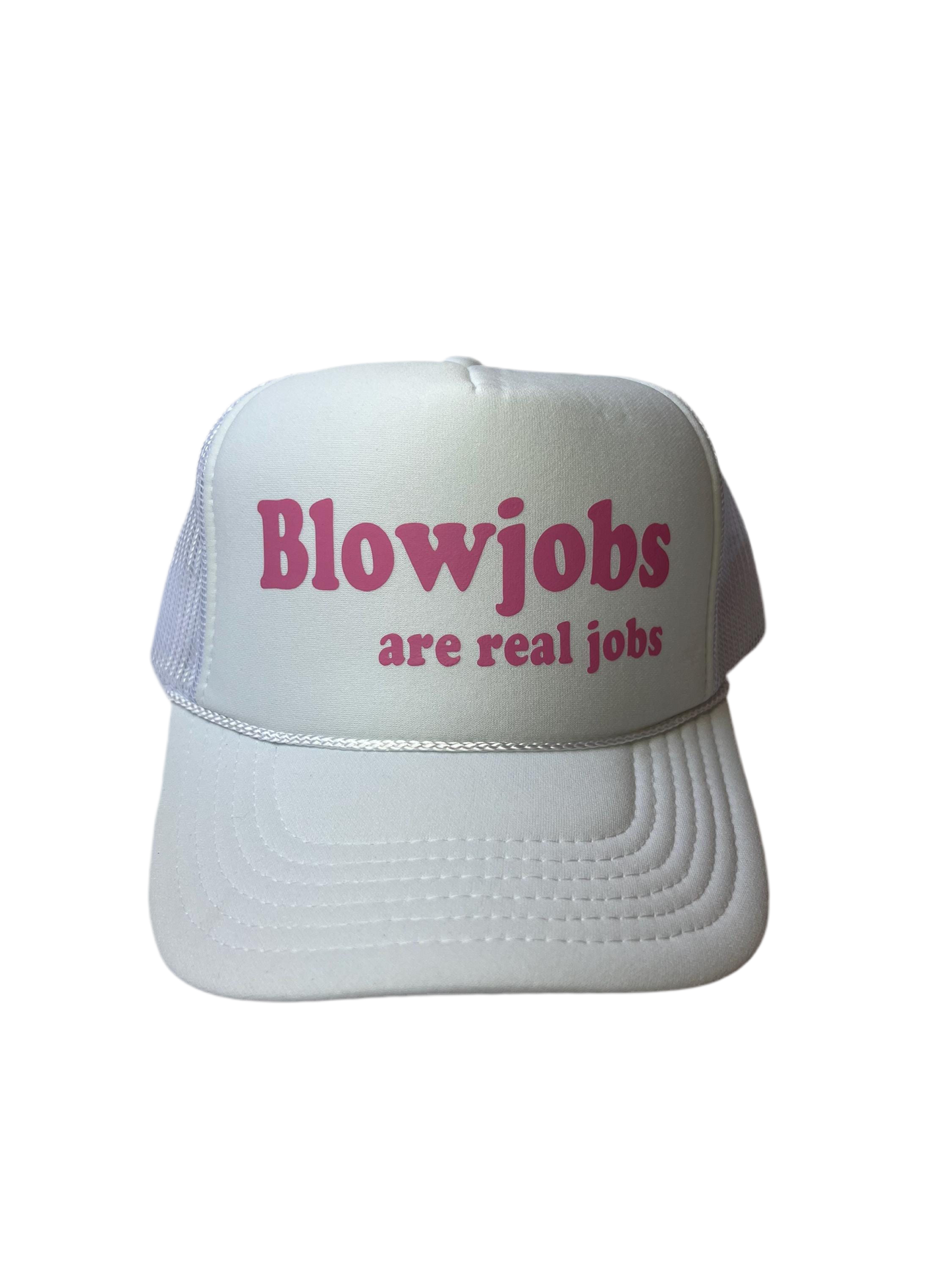 Blowjobs Are Real Jobs Trucker Hat - Funny Trucker Hats