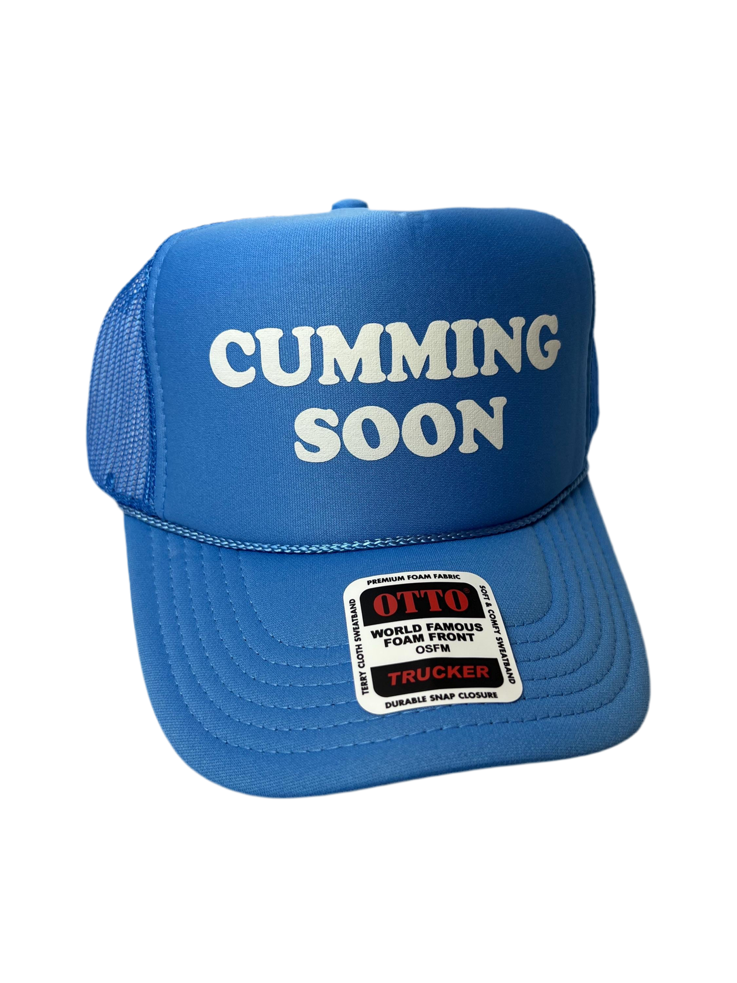 Cumming Soon Trucker Hat - Funny Gender Reveal Trucker Hats