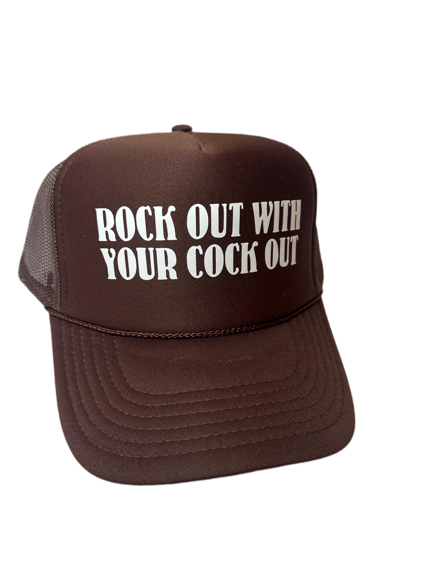 Rock Out With Your Cock Out Trucker Hat - Funny Trucker Hats