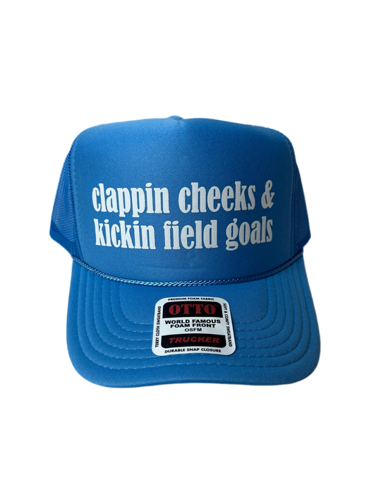 Clapping Cheeks & Kickin Field Goals Trucker Hat - Funny Trucker Hats