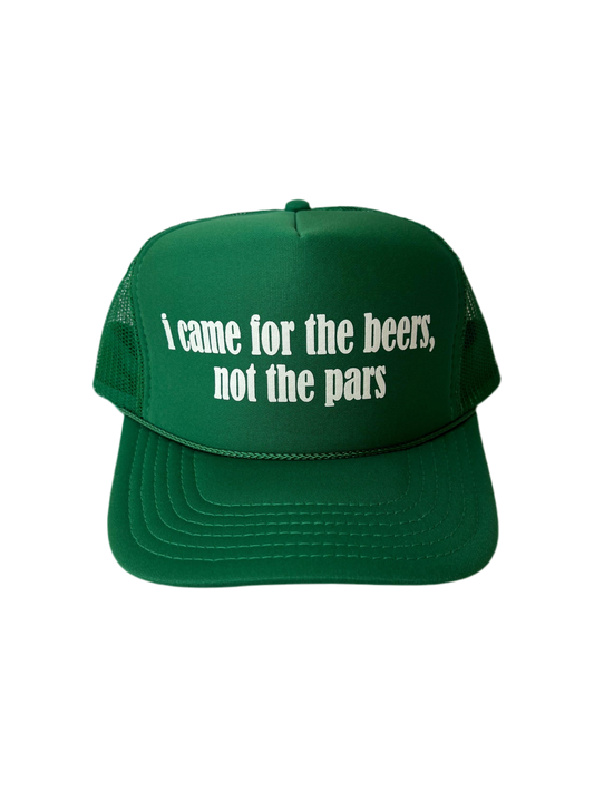 I Came For the Beers, Not The Pars Trucker Hat - Funny Golf Trucker Hats