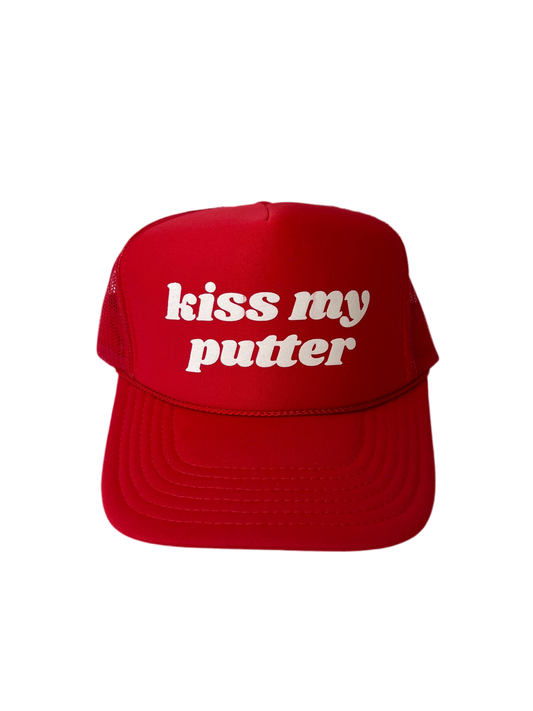 Kiss My Putter Trucker Hat - Funny Golf Trucker Hats